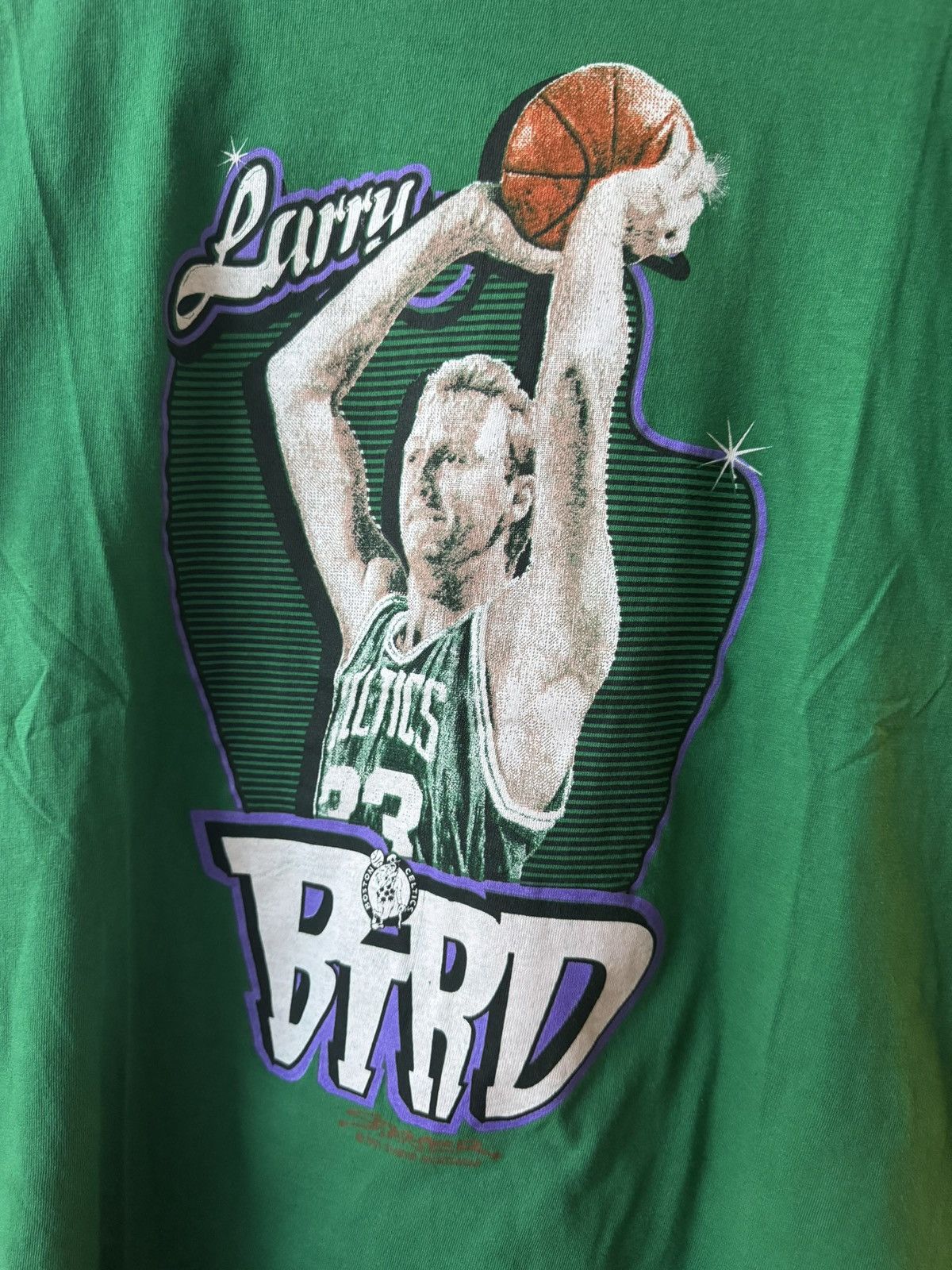 NBA × Starter × Vintage VTG ㊙️ LARRY BIRD ㊙️ CELTICS STARTER TEE 🉐 Size US M / EU 48-50 / 2 - 2 Thumbnail