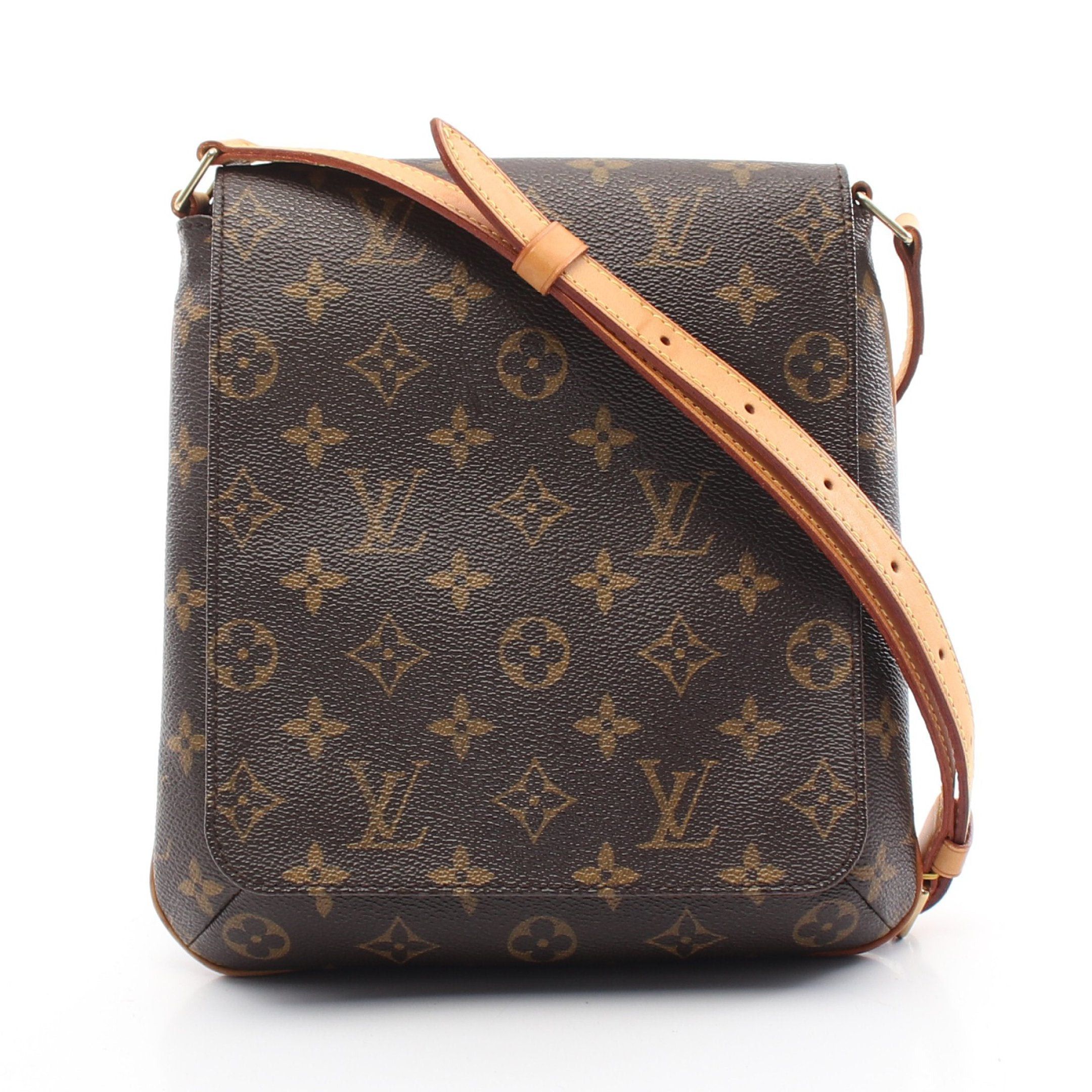 Louis Vuitton Louis Vuitton Musette Salsa Long Strap Monogram Shoulder Bag Leather Brown Size ONE SIZE - 1 Thumbnail
