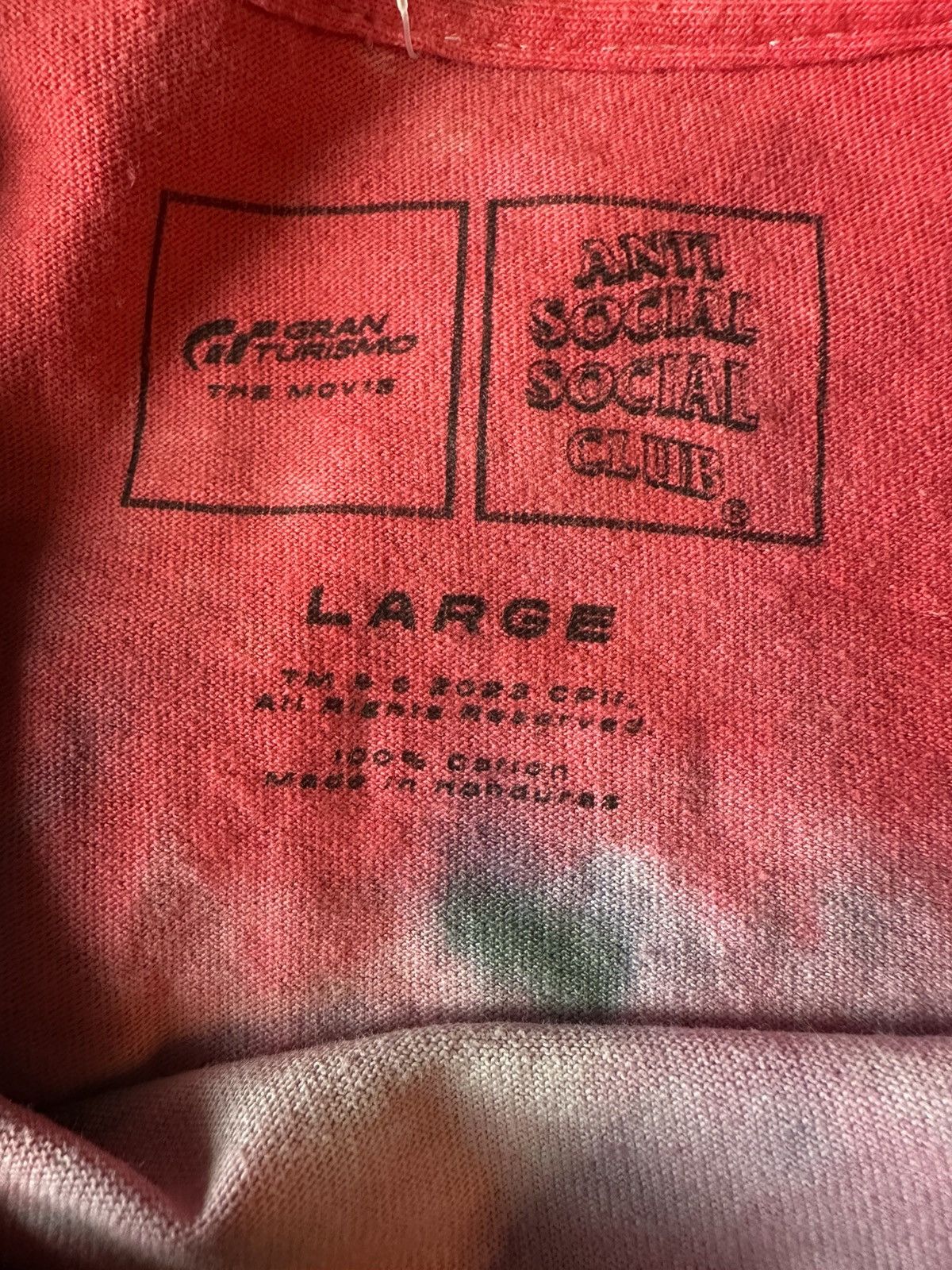 Anti Social Social Club Anti Social Social Club x Gran Turismo tee Size US L / EU 52-54 / 3 - 4 Thumbnail
