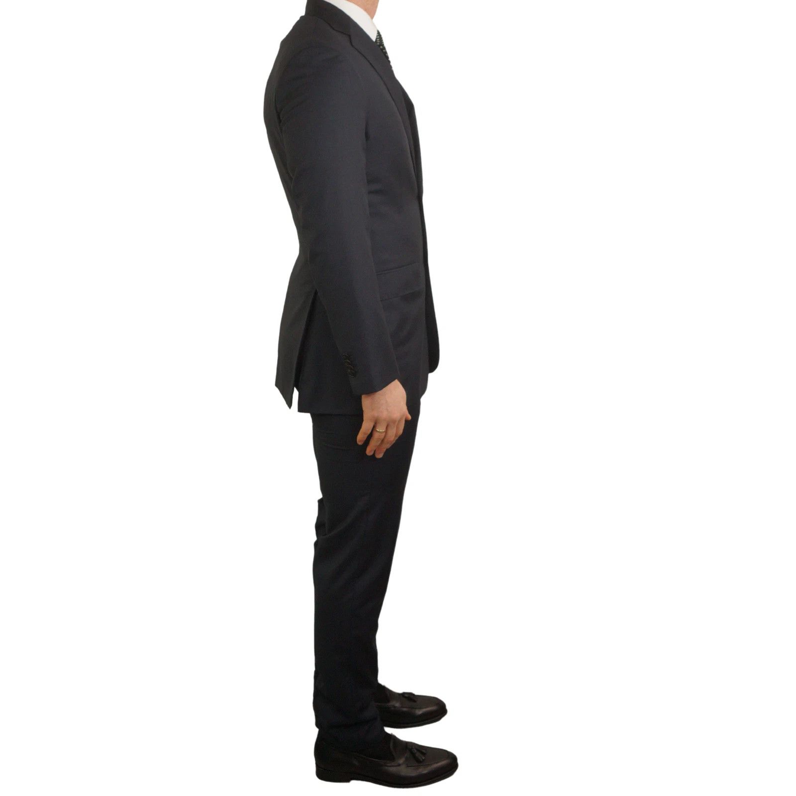 Suitsupply Men Suitsupply 3 Piece Suit Lazio Navy Blue Measure 33 US56S Size 54L - 2 Thumbnail