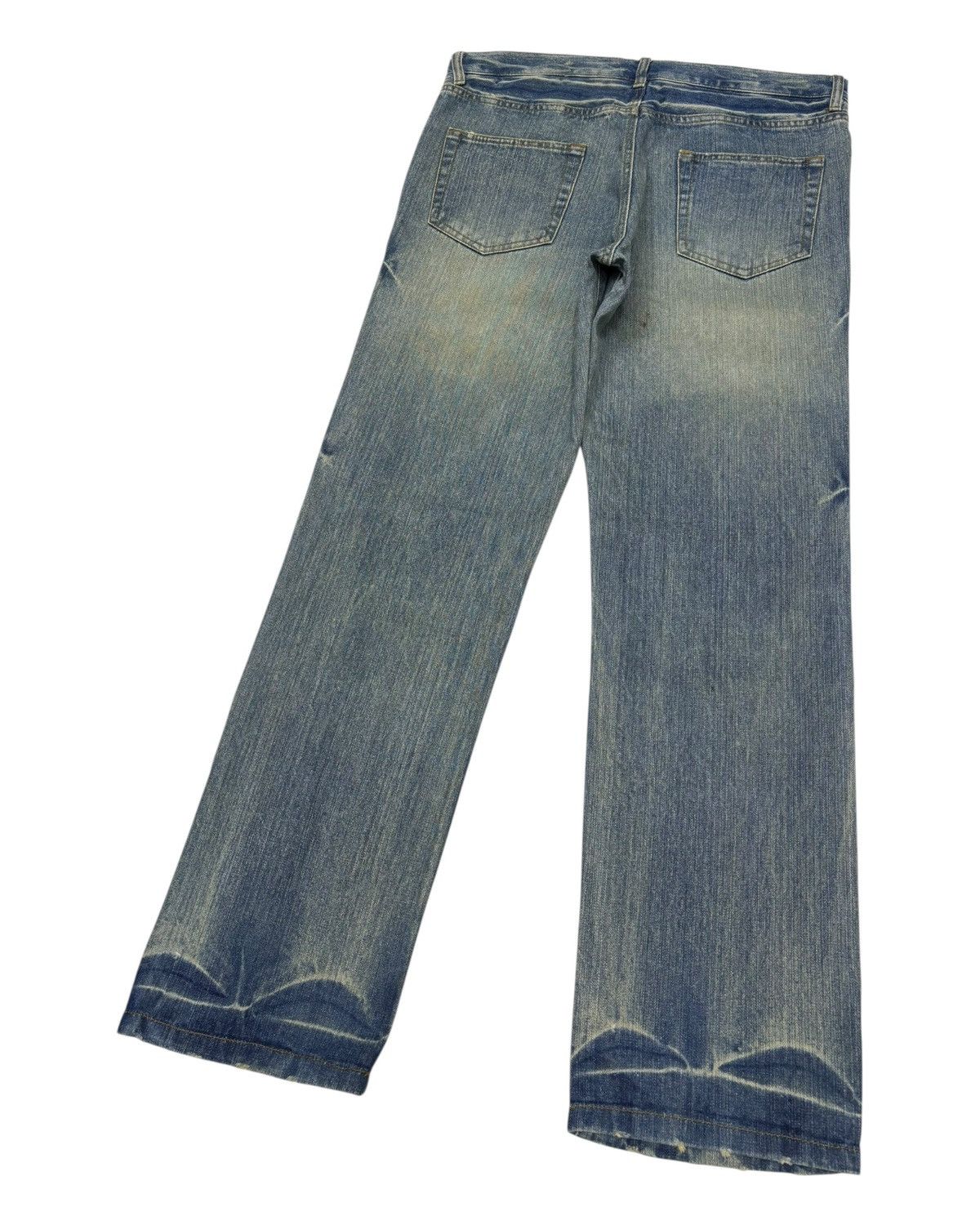 Isamu Katayama Backlash Vintage Japanese Baggy Loose Distressed Denim Jeans Size US 36 / EU 52 - 6 Thumbnail