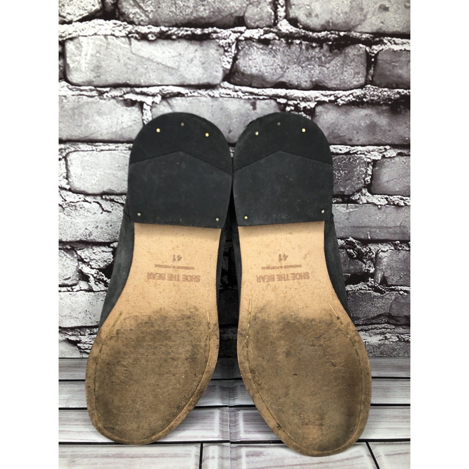 Shoe The Bear Shoe The Bear Dark Grey Suede Casual Back Zip Heel Boots Wom Size US 10.5 / IT 40.5 - 6 Thumbnail