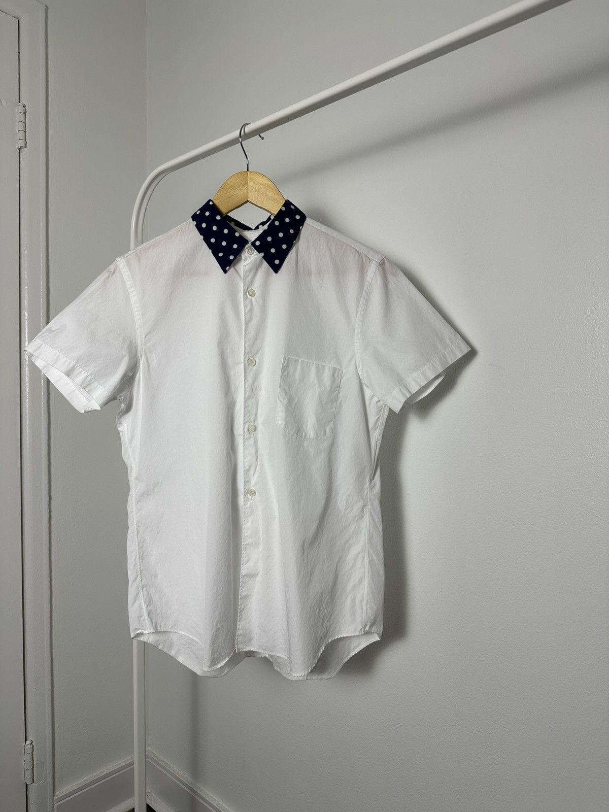 Comme des Garcons Comme Des Garçons Comme Des Garçons Polka Dot Collar Shirt Size L / US 10 / IT 46 - 2 Thumbnail
