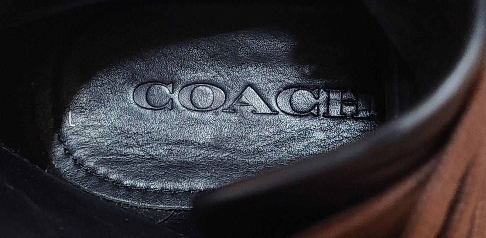 Coach Coach Derby Black Spazzolato Combat Boots Men Size 7.5 G1255 Size US 7.5 / EU 40-41 - 3 Thumbnail