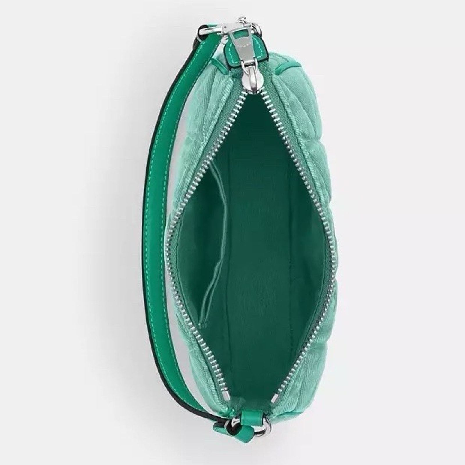 Coach NWT Coach Nolita 19 CBK58 Denim and smooth leather Ivy/Green Size ONE SIZE - 9 Thumbnail