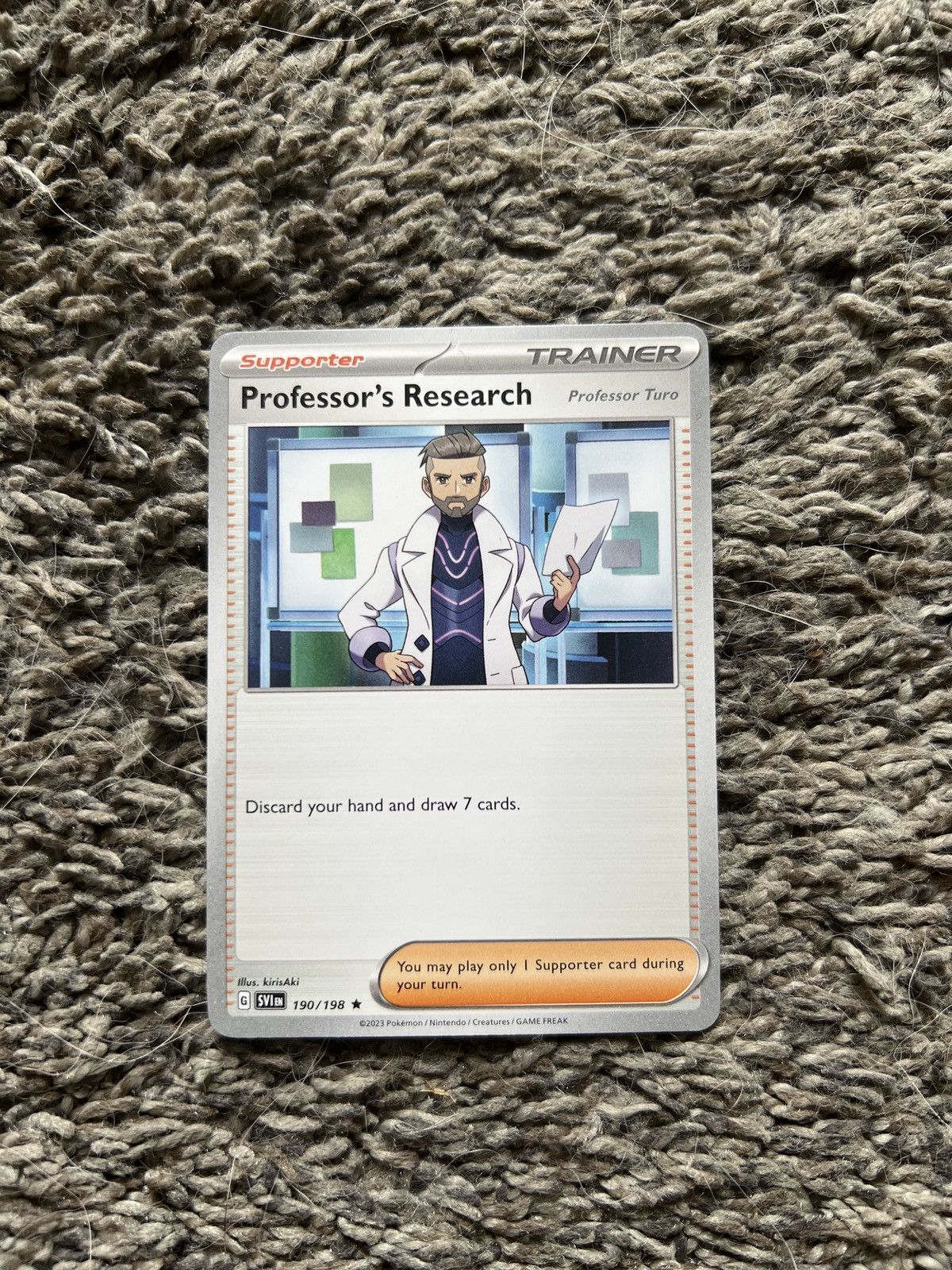 Pokemon 2023 Pokémon Professor’s Research Card Size ONE SIZE - 1 Thumbnail