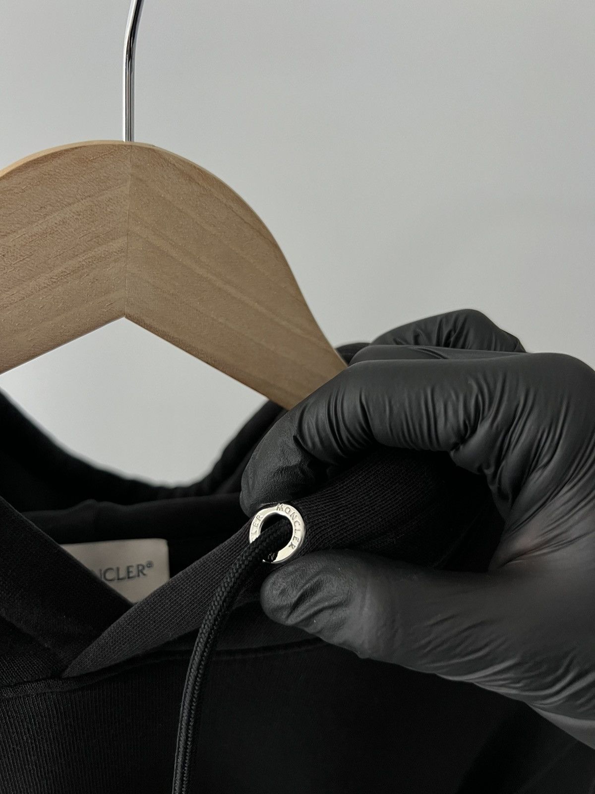 Moncler MONCLER Black Hoodie Same But Different Big Logo Patch Size US S / EU 44-46 / 1 - 7 Thumbnail