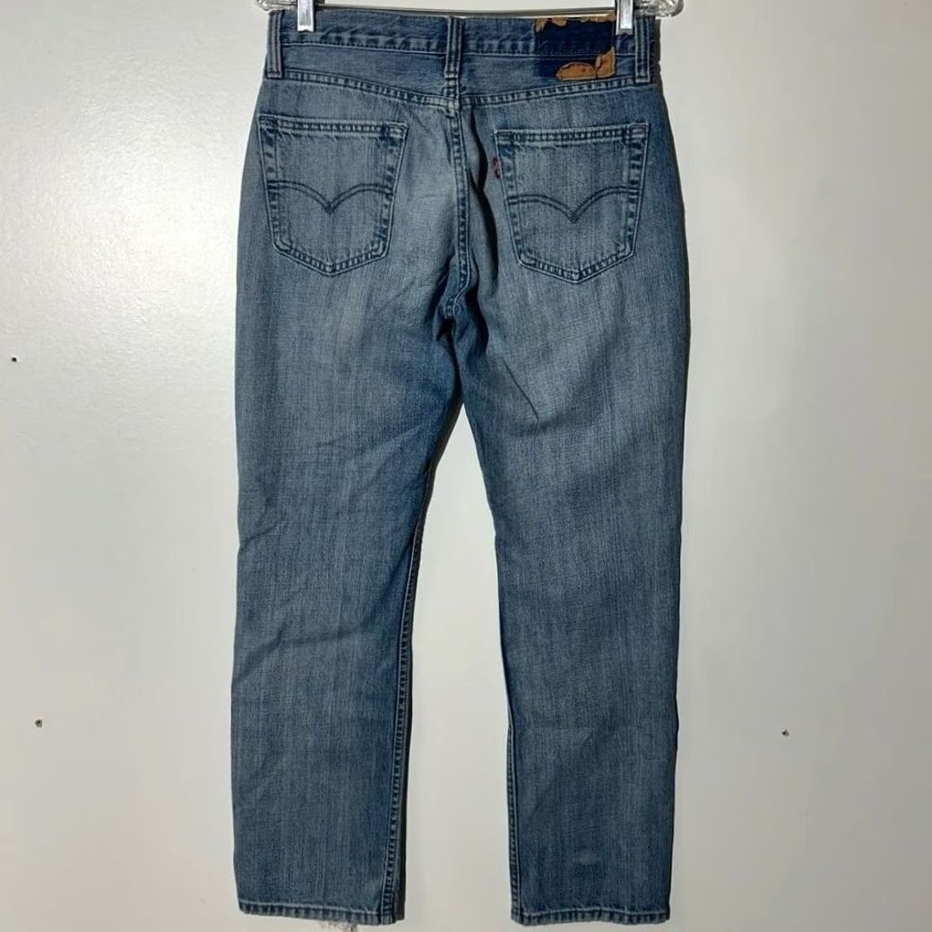Levi's Levi's Jeans Mens Size 29x30 Blue Denim 5-pocket Straight Leg Casual Denim Jeans Mens 29x30 Blue Straight 5-pocket Levi's Jeans Size US 29 - 5 Thumbnail
