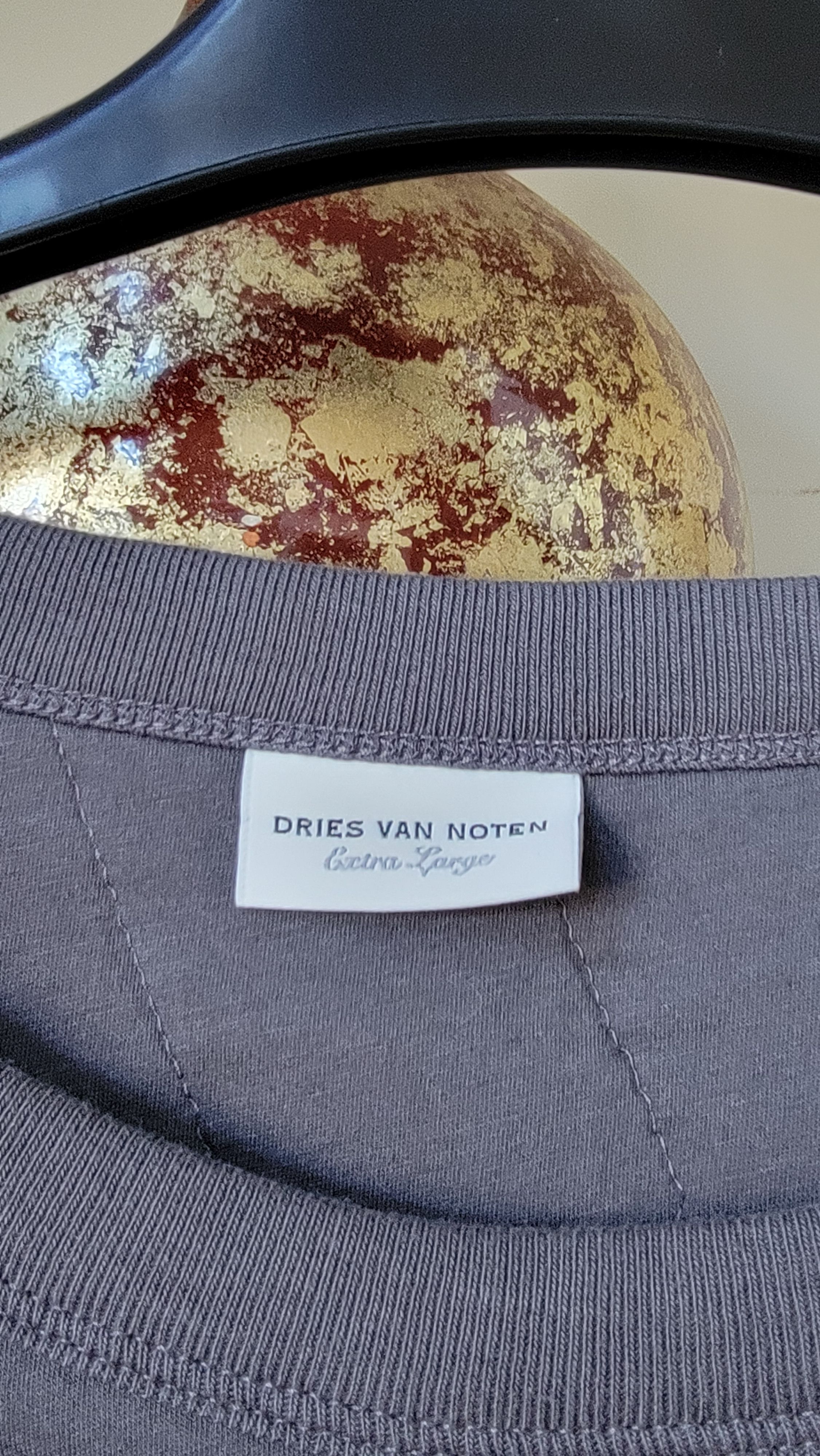 Dries Van Noten Dries van Noten Grey Pattern Sweatshirt Xl Size US XL / EU 56 / 4 - 9 Thumbnail