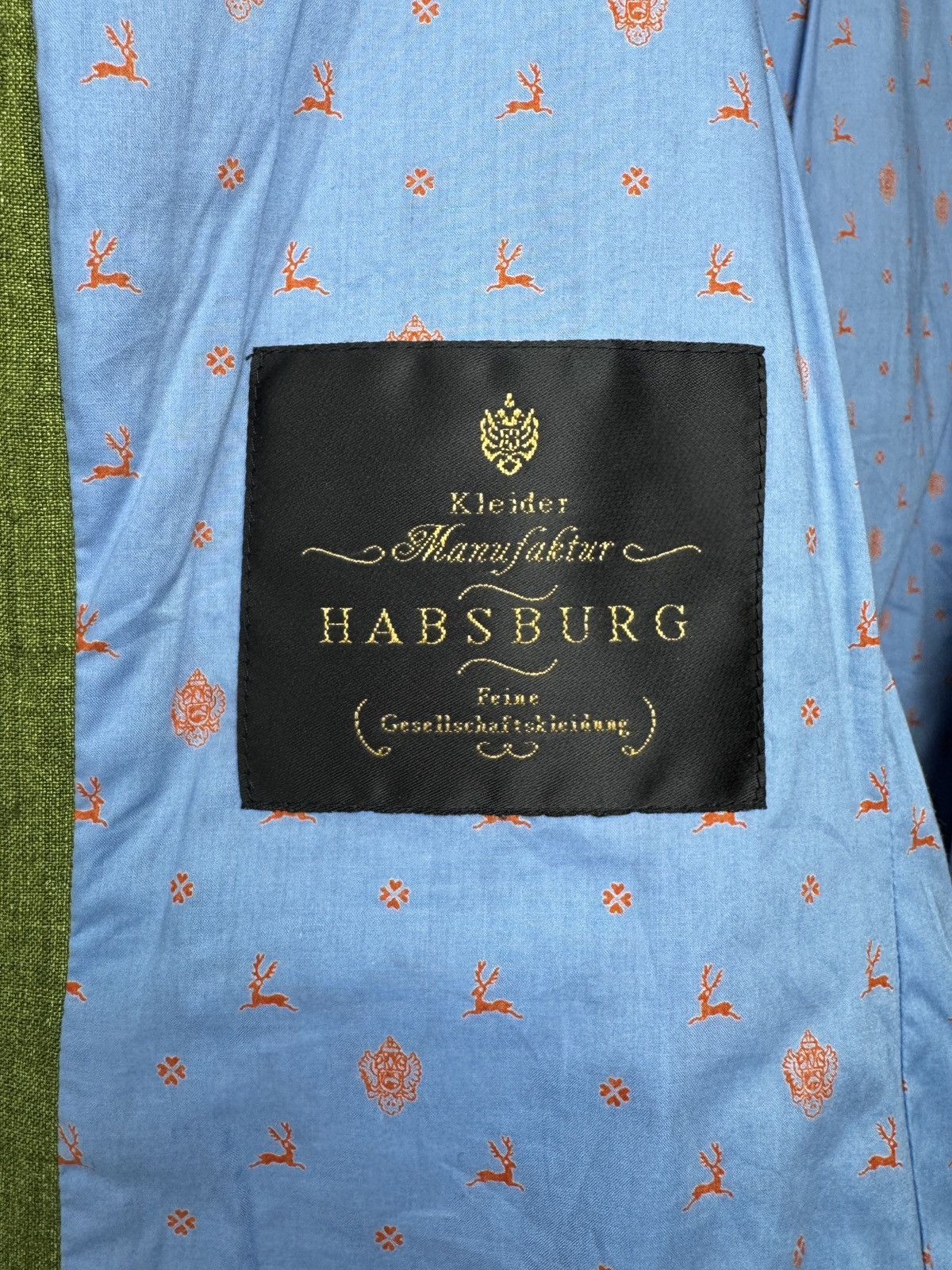 Other Habsburg Antoinette Red Linen Traditional blazer jacket 42 Size L / US 10 / IT 46 - 10 Thumbnail