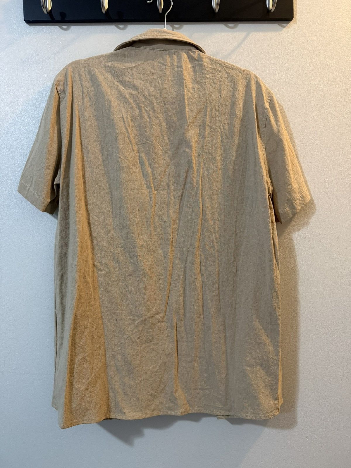 Shein SHEIN Manfinity Lapel Collar Button Up Shirt + Shorts Set Size US M / EU 48-50 / 2 - 3 Thumbnail