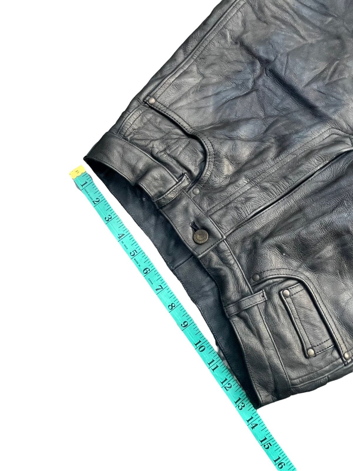 Japanese Brand Vintage Rookie Leather Pant Size US 28 / EU 44 - 15 Thumbnail