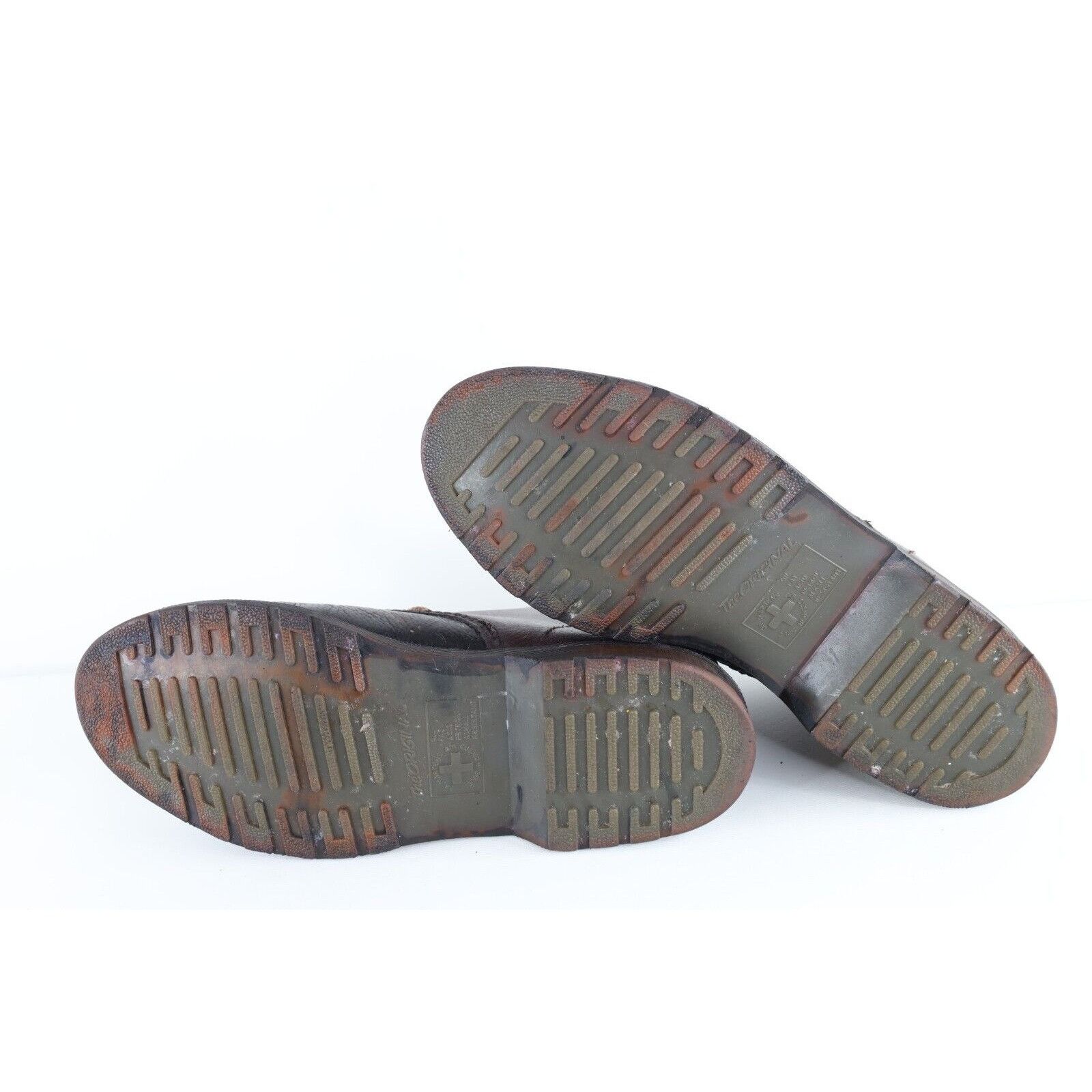 Dr. Martens Vintage Dr Martens Distressed Pebble Grain Leather Boots Size US 11 / EU 44 - 14 Thumbnail
