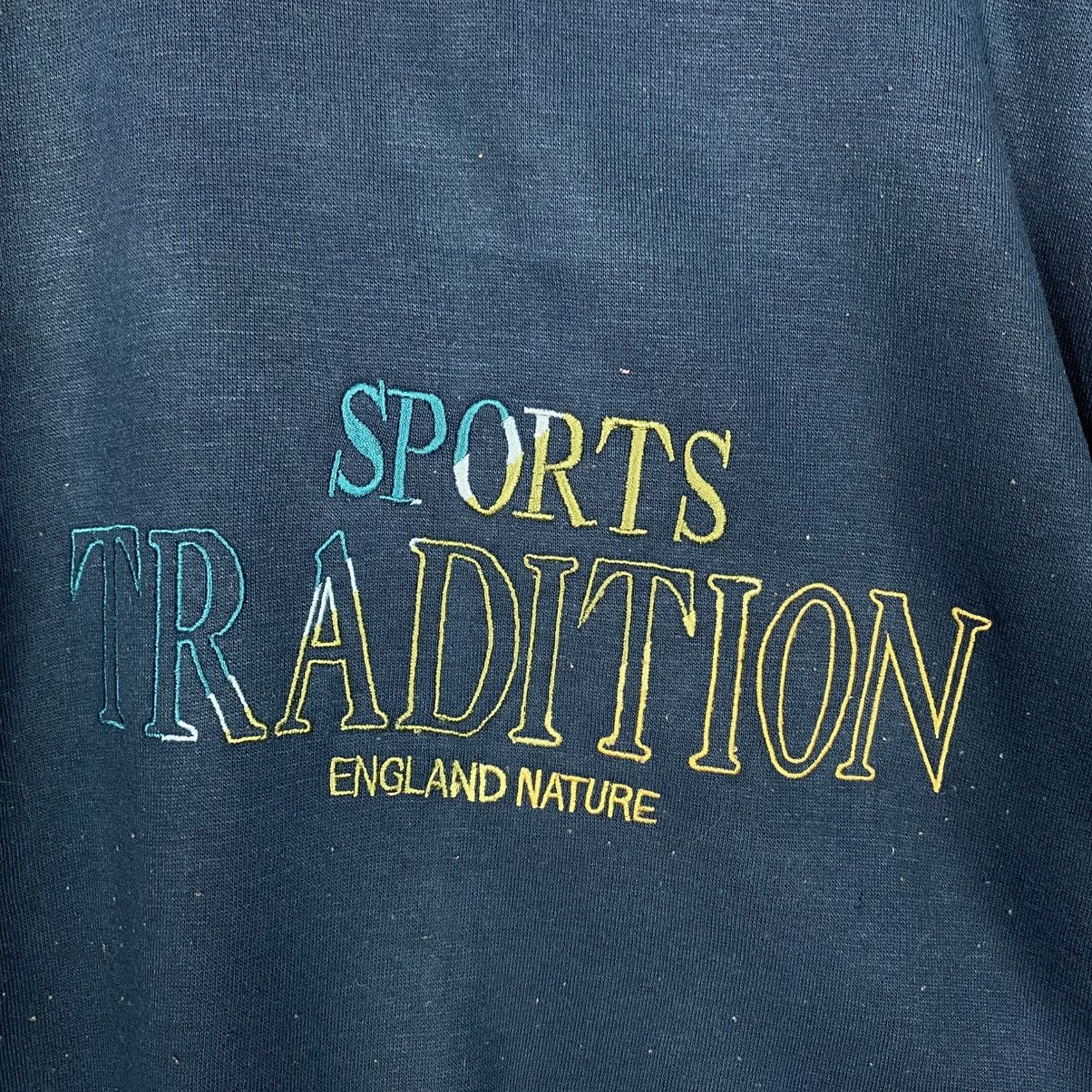 Japanese Brand 📌Vintage Sweatshirt Sports Tradition England Nature Logo Size US M / EU 48-50 / 2 - 13 Thumbnail