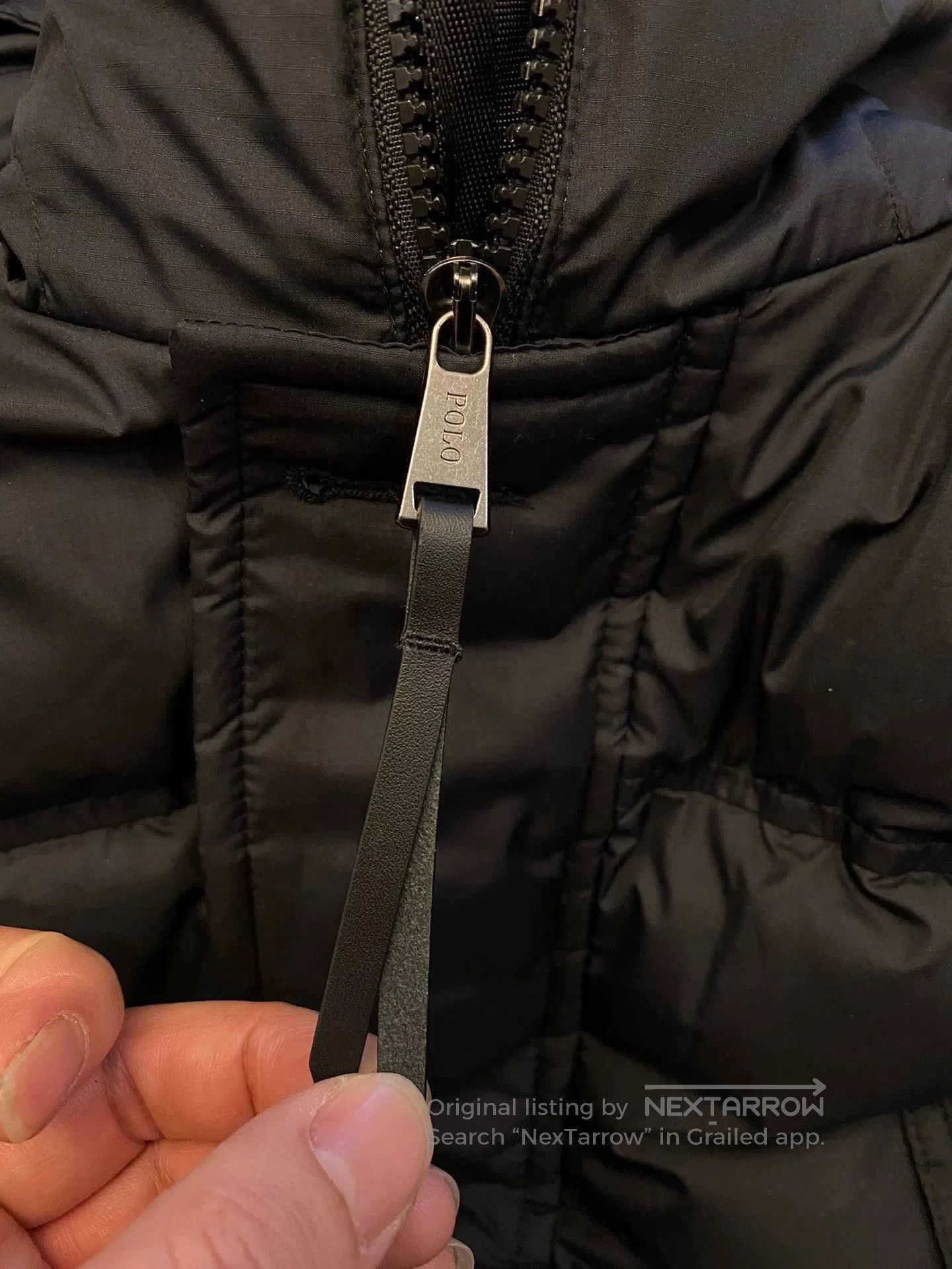 RRL Ralph Lauren Black Hooded Puffer Coat . Size US M / EU 48-50 / 2 - 8 Thumbnail