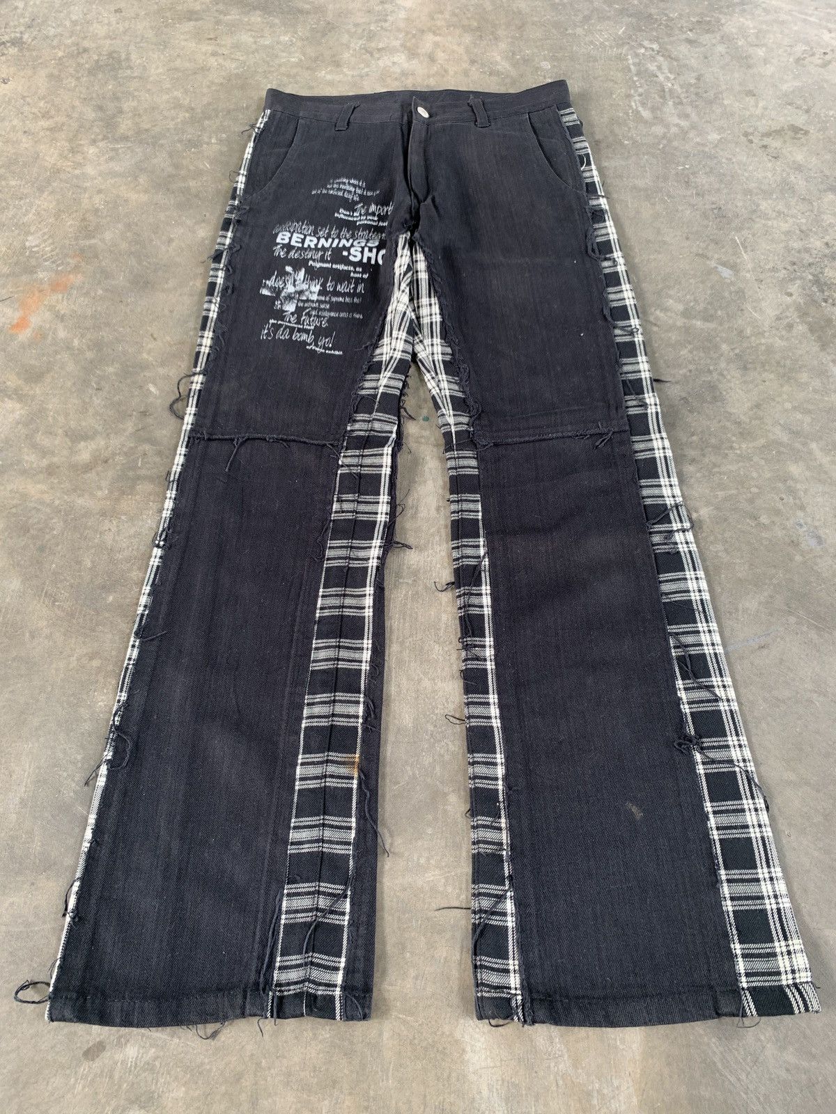 BERNINGS SHO 2000s y2k Berningsho Rebuild Pants ifsixwasnine lgbstyle Size US 27 - 1 Thumbnail