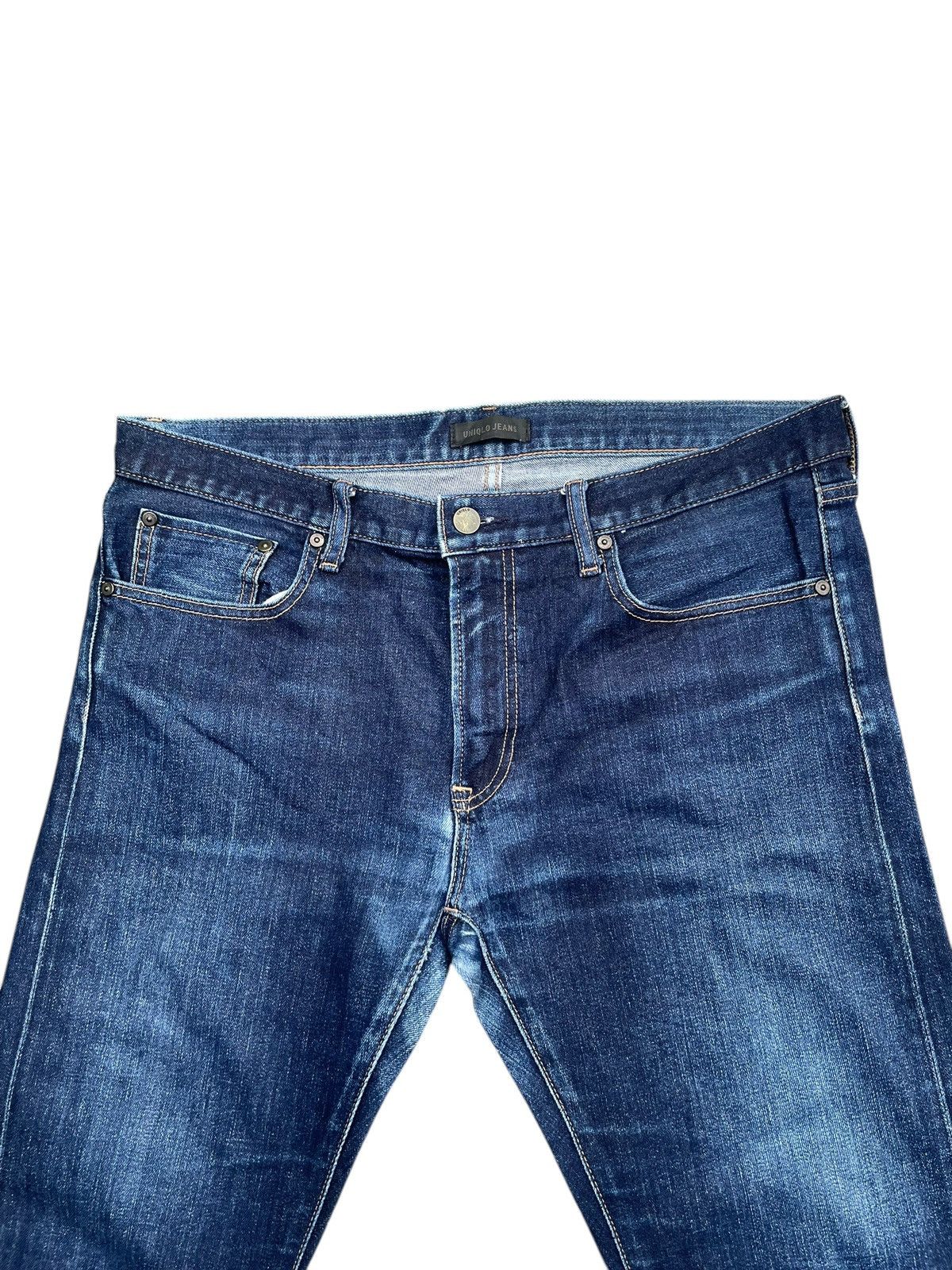 Japanese Brand × Uniqlo Uniqlo Kaihara Selvedge Denim Size US 37 - 4 Thumbnail