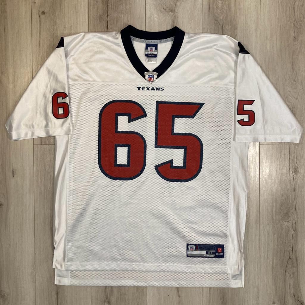 NFL Houston Texas NFL White Jersey Shirt Tee Mogens Krogh Size US XL / EU 56 / 4 - 1 Thumbnail