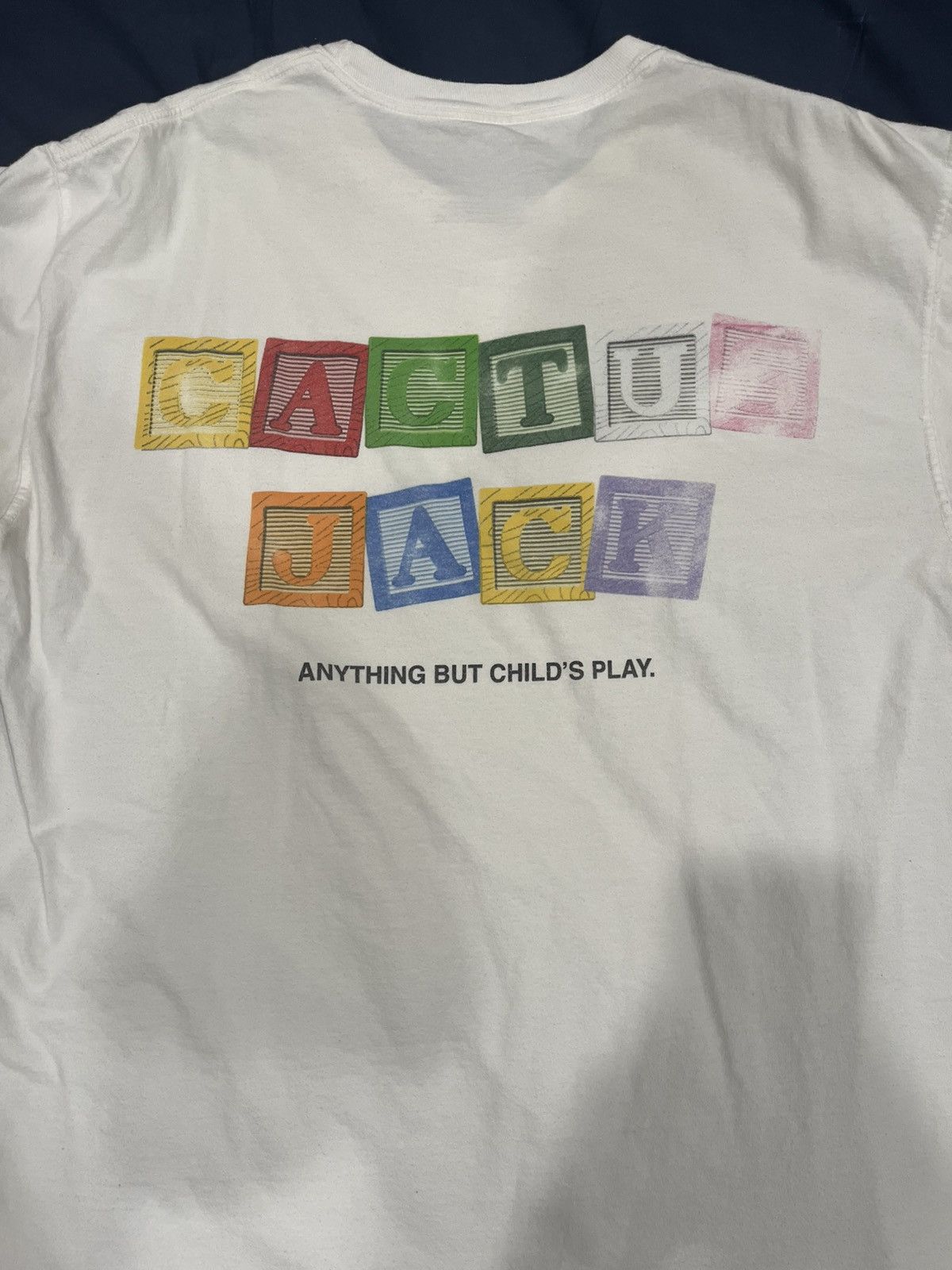 Travis Scott Cactus Jack Travis Scott White Childs Play T-Shirt Size US L / EU 52-54 / 3 - 2 Thumbnail
