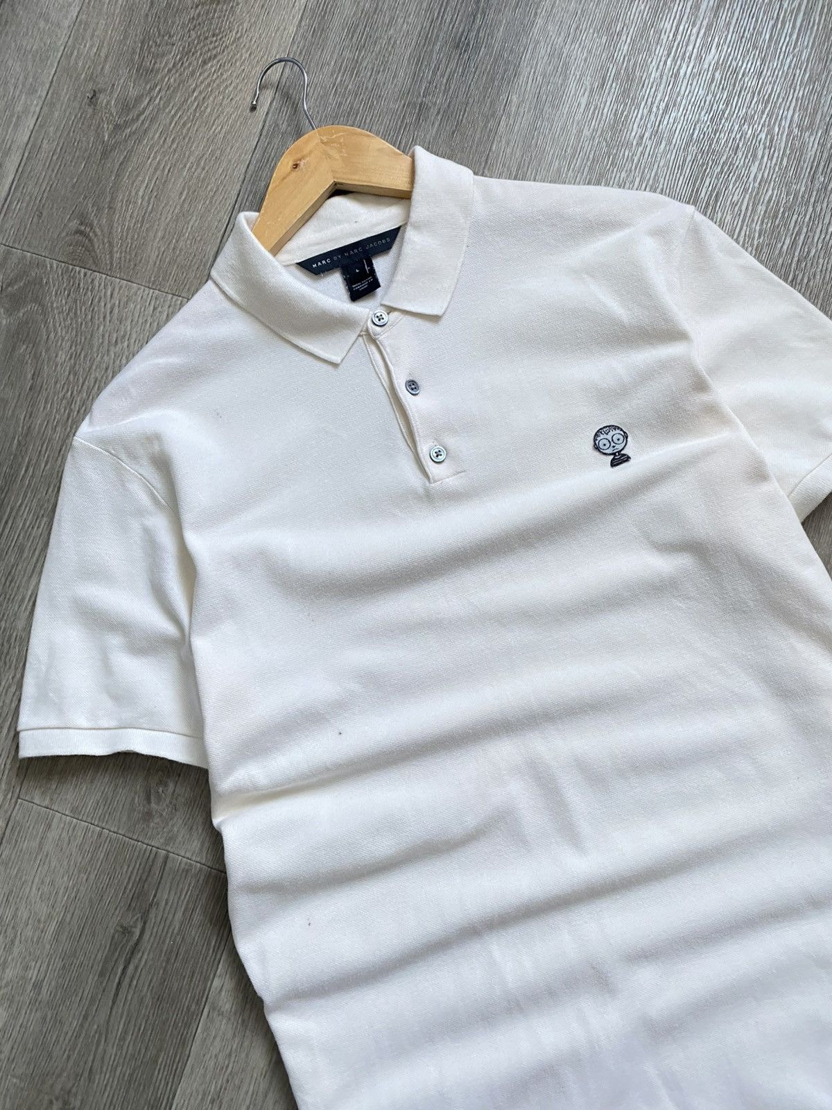 Marc by Marc Jacobs 🫧MARC by Marc Jacobs Polo Sad Face Size US L / EU 52-54 / 3 - 4 Thumbnail