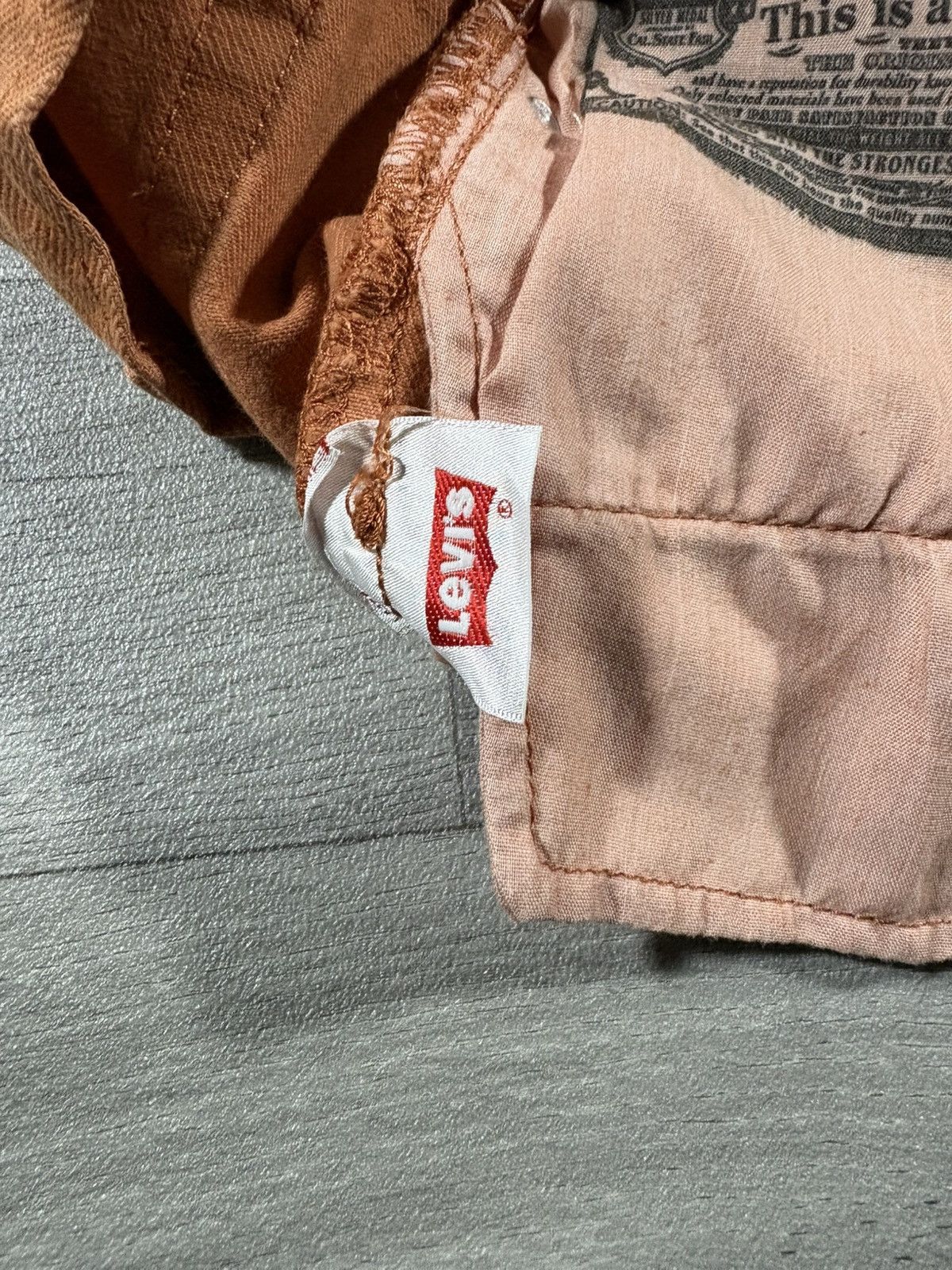 Levi's Short en jean Levi’s 501 - W28 - FR38 - Orange - Femme Size 27" / US 4 / IT 40 - 9 Thumbnail