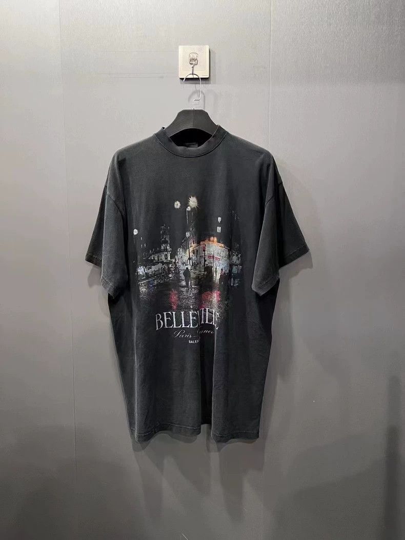 Balenciaga Balenciaga 24FW latest washed and worn short sl