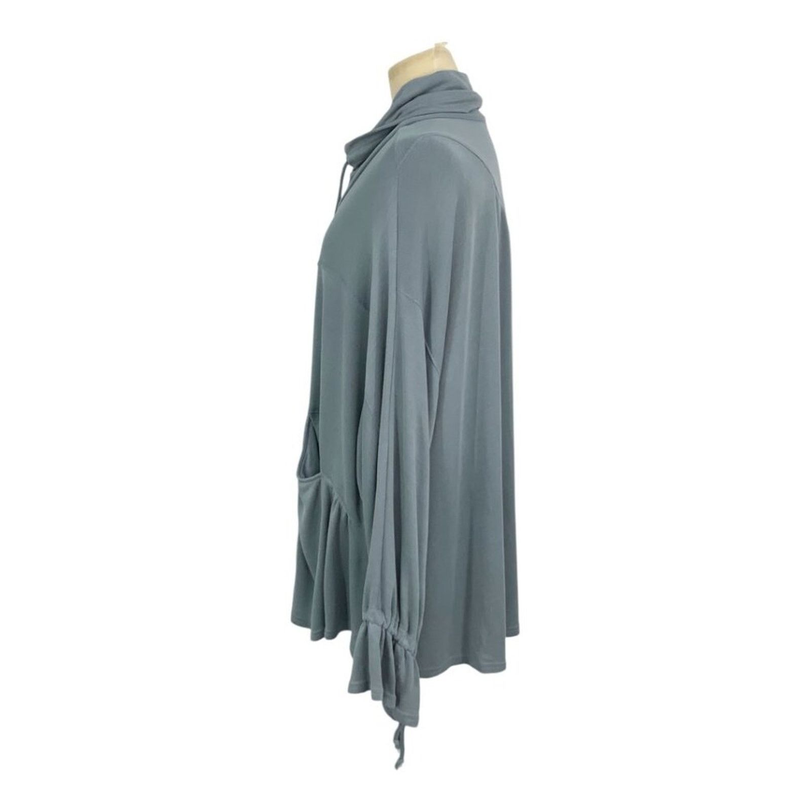 Free People Free People Early Riser Funnel Neck Sweater Dusty Blue Small Size S / US 4 / IT 40 - 5 Thumbnail