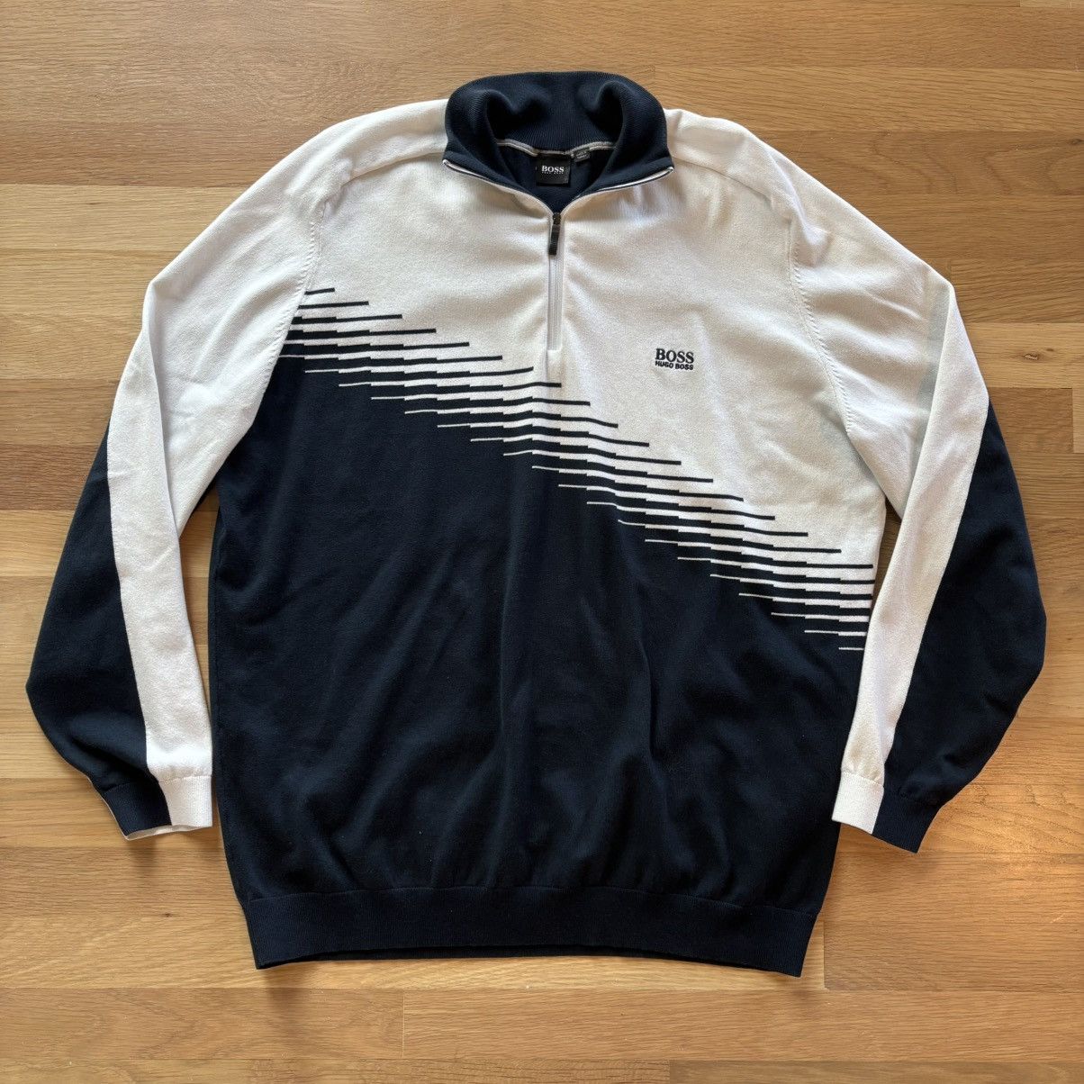 Hugo Boss Hugo Boss Sweater Quarter Zip Size US XXL / EU 58 / 5 - 1 Thumbnail