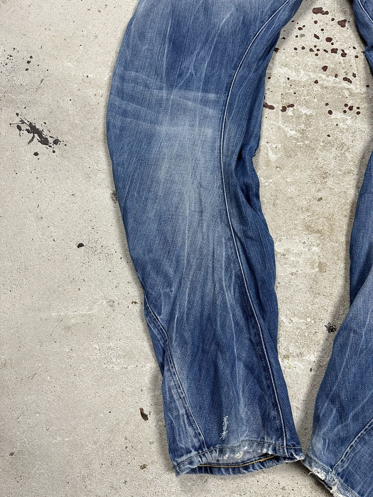 G-Star × Vintage Vintage G Star Raw Arc Loose Tapered Denim Pants Trashed Size US 31 - 12 Thumbnail