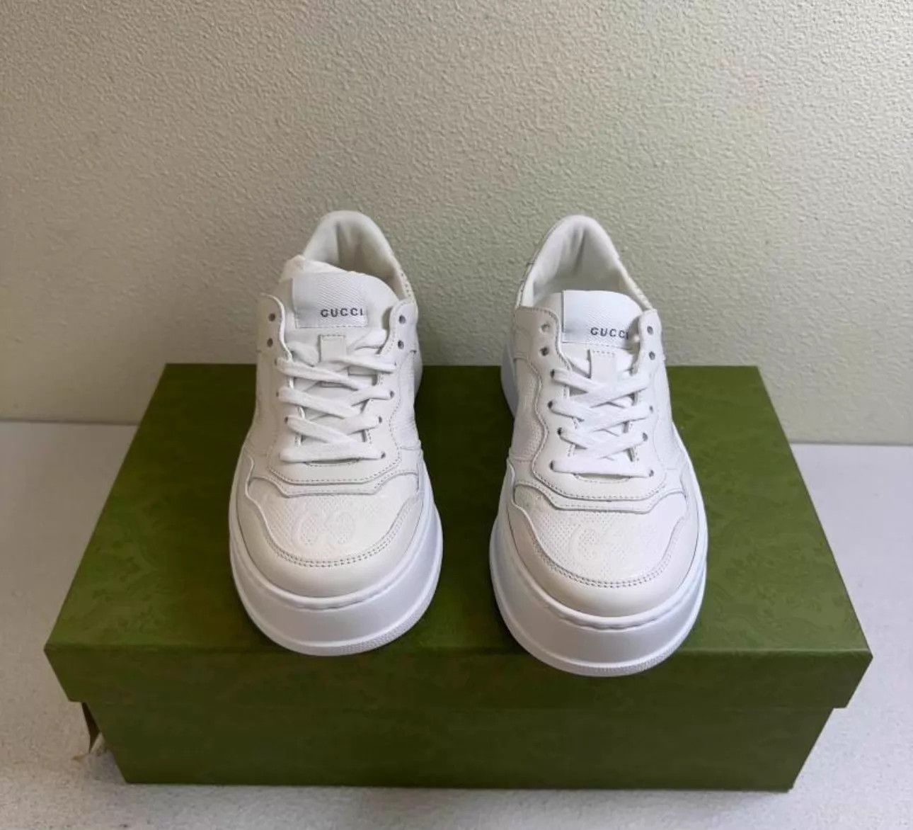 Gucci Gucci GG embossed low-top Cookie women's white Size US 4.5 / IT 34.5 - 2 Thumbnail
