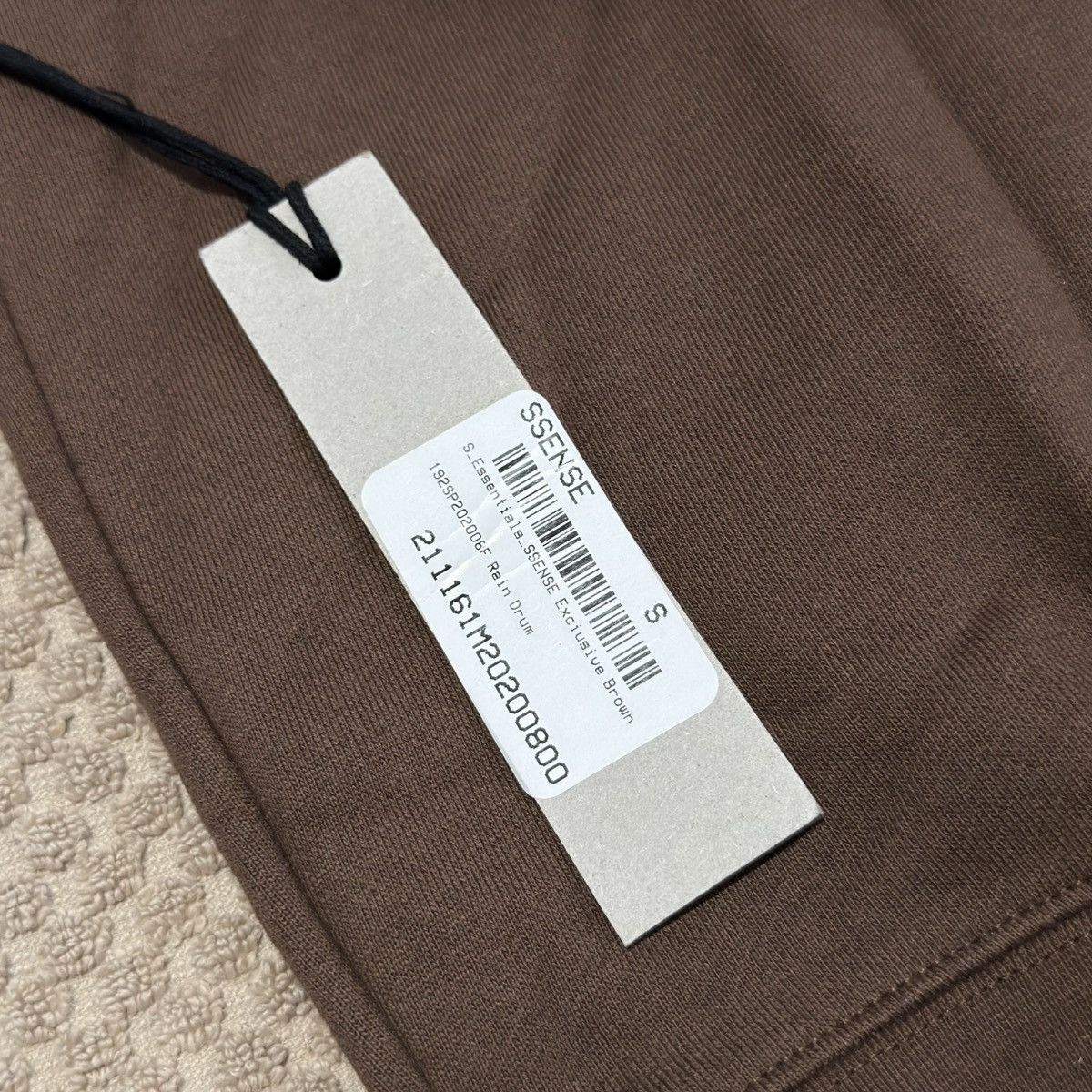 Fear of God FEAR OF GOD ESSENTIAL RAINDRUM BROWN HOODIE Size US S / EU 44-46 / 1 - 7 Thumbnail