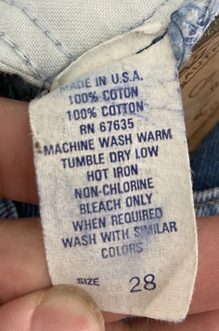 Polo Ralph Lauren VTG Polo Ralph Lauren Patchwork Jeans Distressed USA 28x33 Size US 28 / EU 44 - 2 Thumbnail