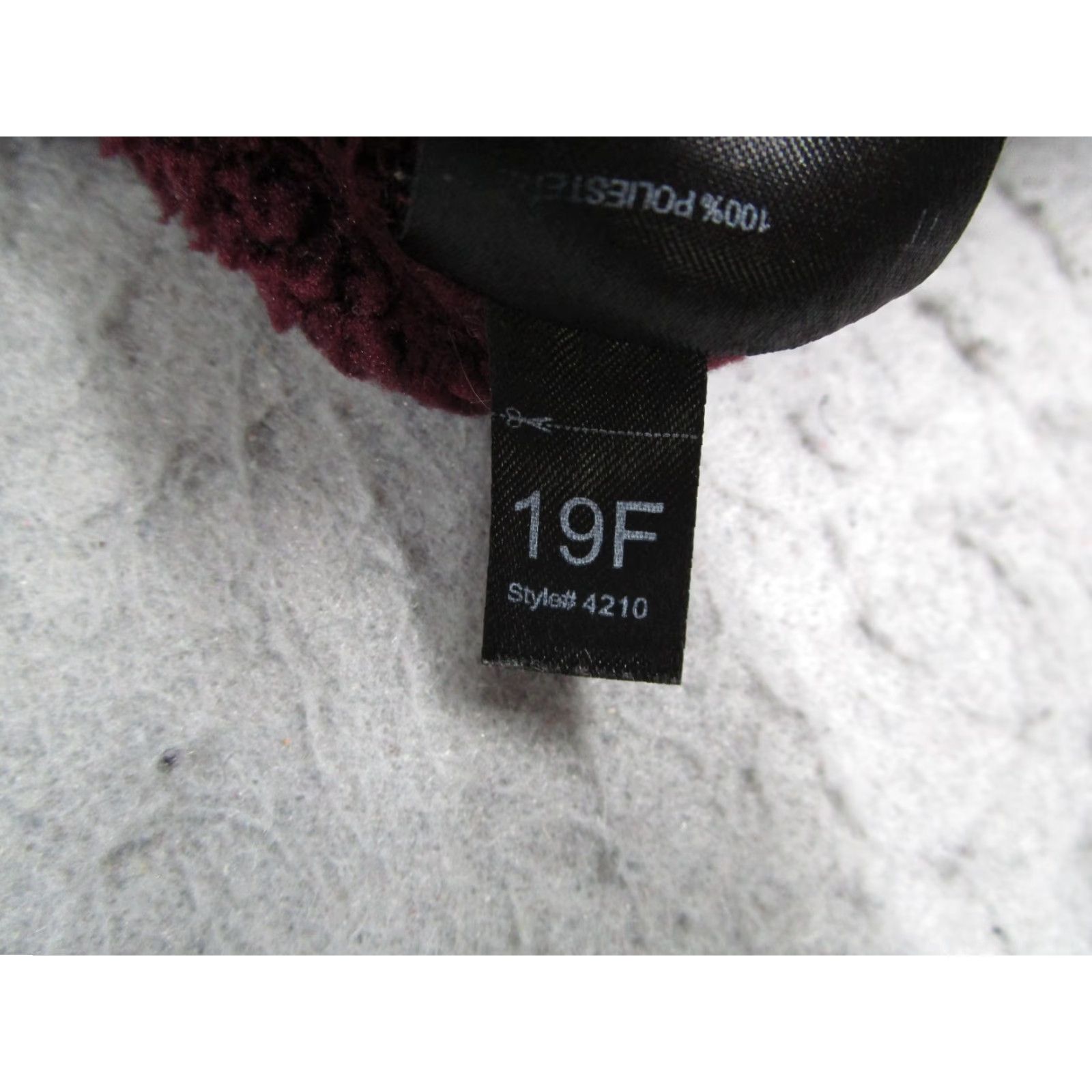 Vintage Kuhl Sweater Womens Large Burgundy 1/4 Zip Alfpaca Sherpa Fleece Pullover 4210 Size L / US 10 / IT 46 - 4 Thumbnail