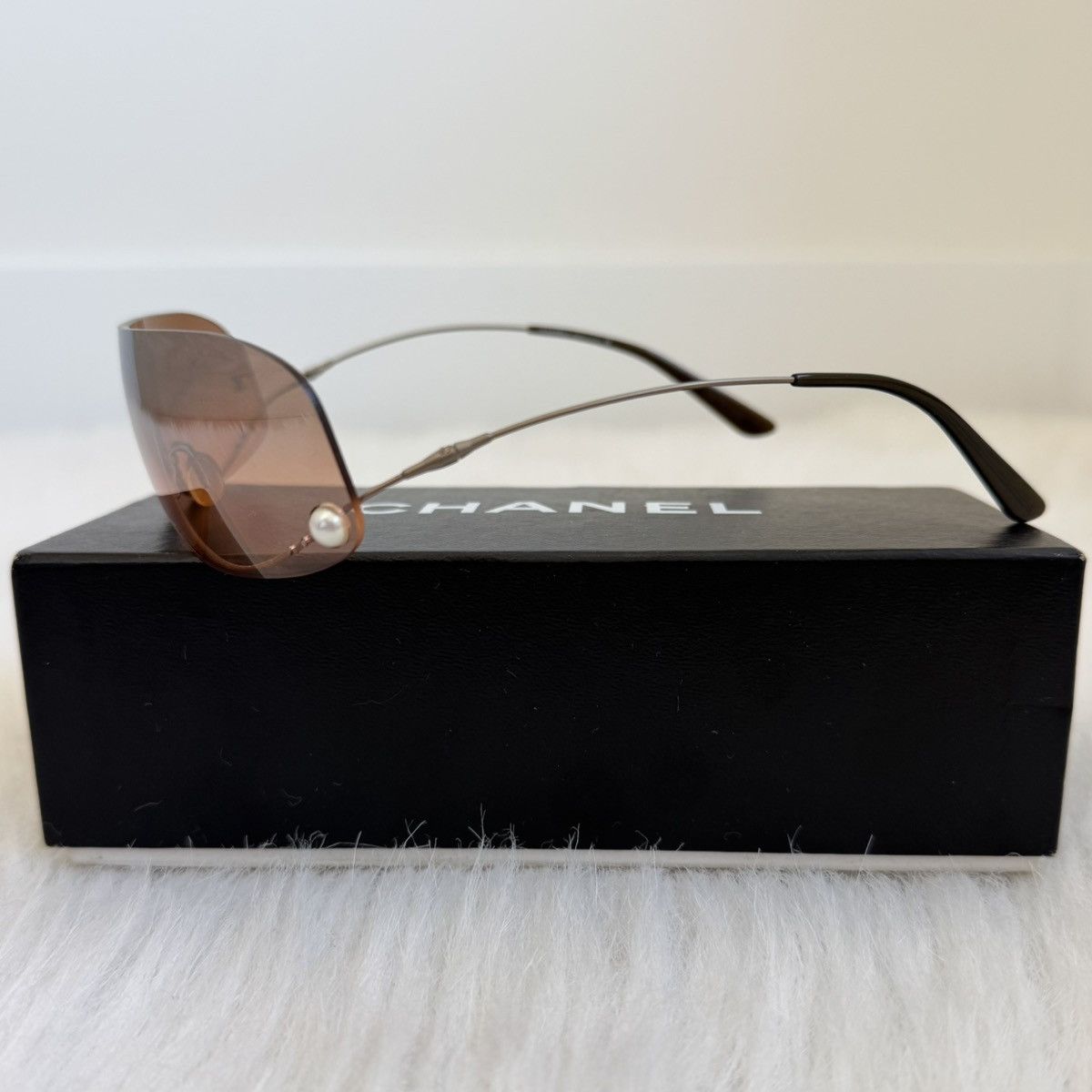 Chanel Chanel 4054 rimless gradient peachy orange sunglasses Size ONE SIZE - 4 Thumbnail