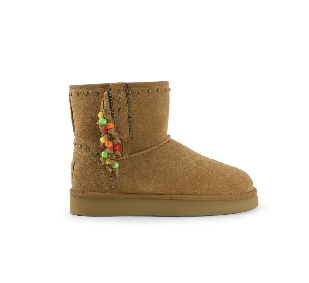 Other 1199 Bazo's 'Surfer Beaded Boots (Beige)' Size US 10 / EU 43 - 2 Thumbnail