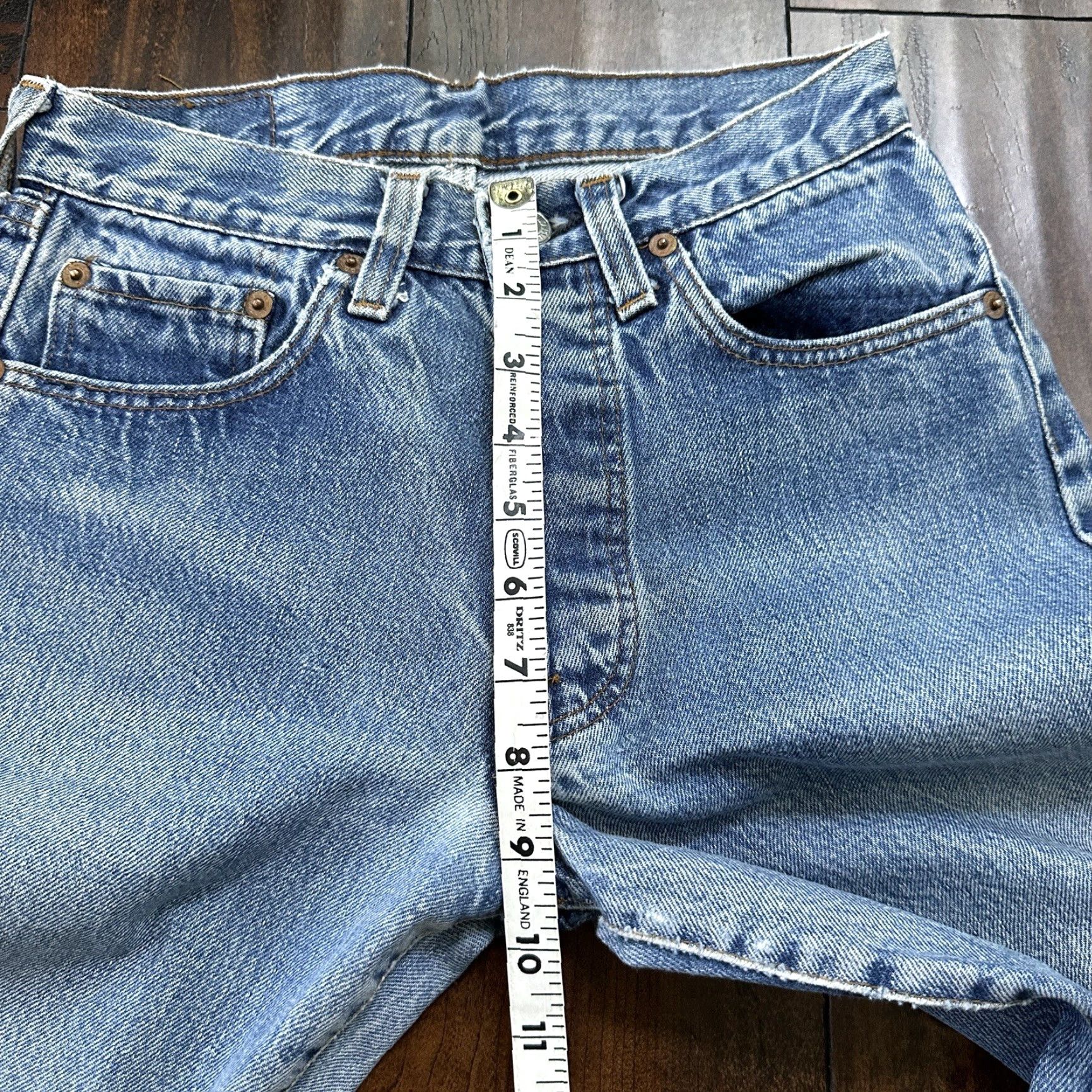 Levi's VINTAGE Levi's 501 XX Jeans 27x36 Blue Distressed 80s USA Mens Size US 27 - 7 Thumbnail