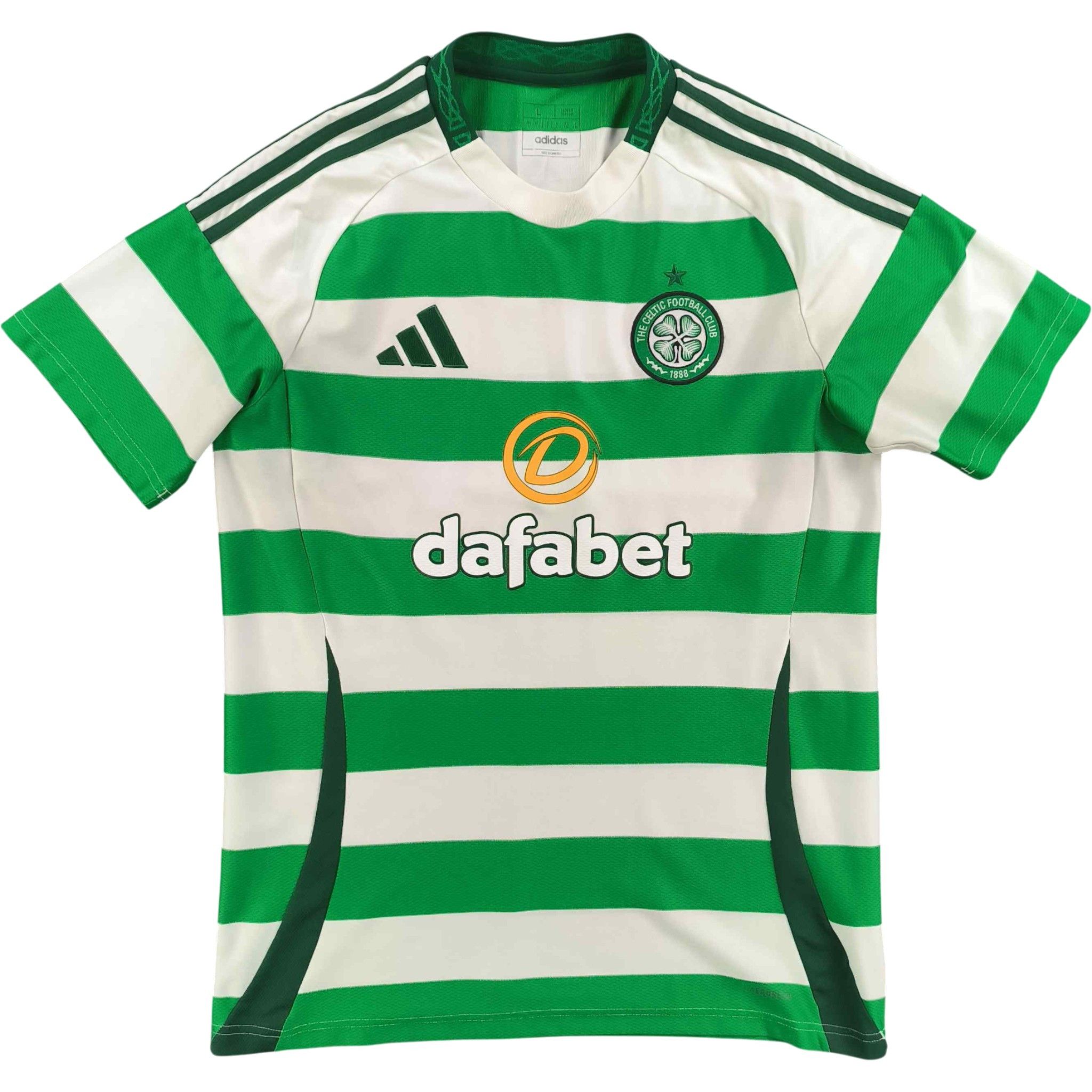Celtic 2024-25 Adidas home football jersey shirt size L