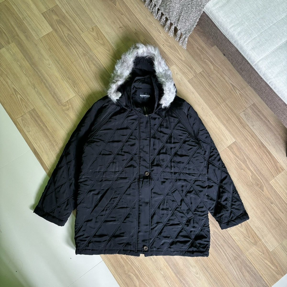 If Six Was Nine × Japanese Brand × Le Grande Bleu (L.G.B.) Inspired issey miyake LGB Style fur jacket vintage Size US XL / EU 56 / 4 - 2 Thumbnail