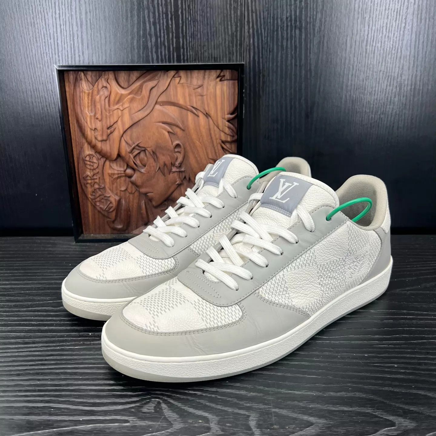 Louis Vuitton LV Rivoli Gray White 8.5/42.5 Like New Size US 9.5 / EU 42-43 - 1 Thumbnail