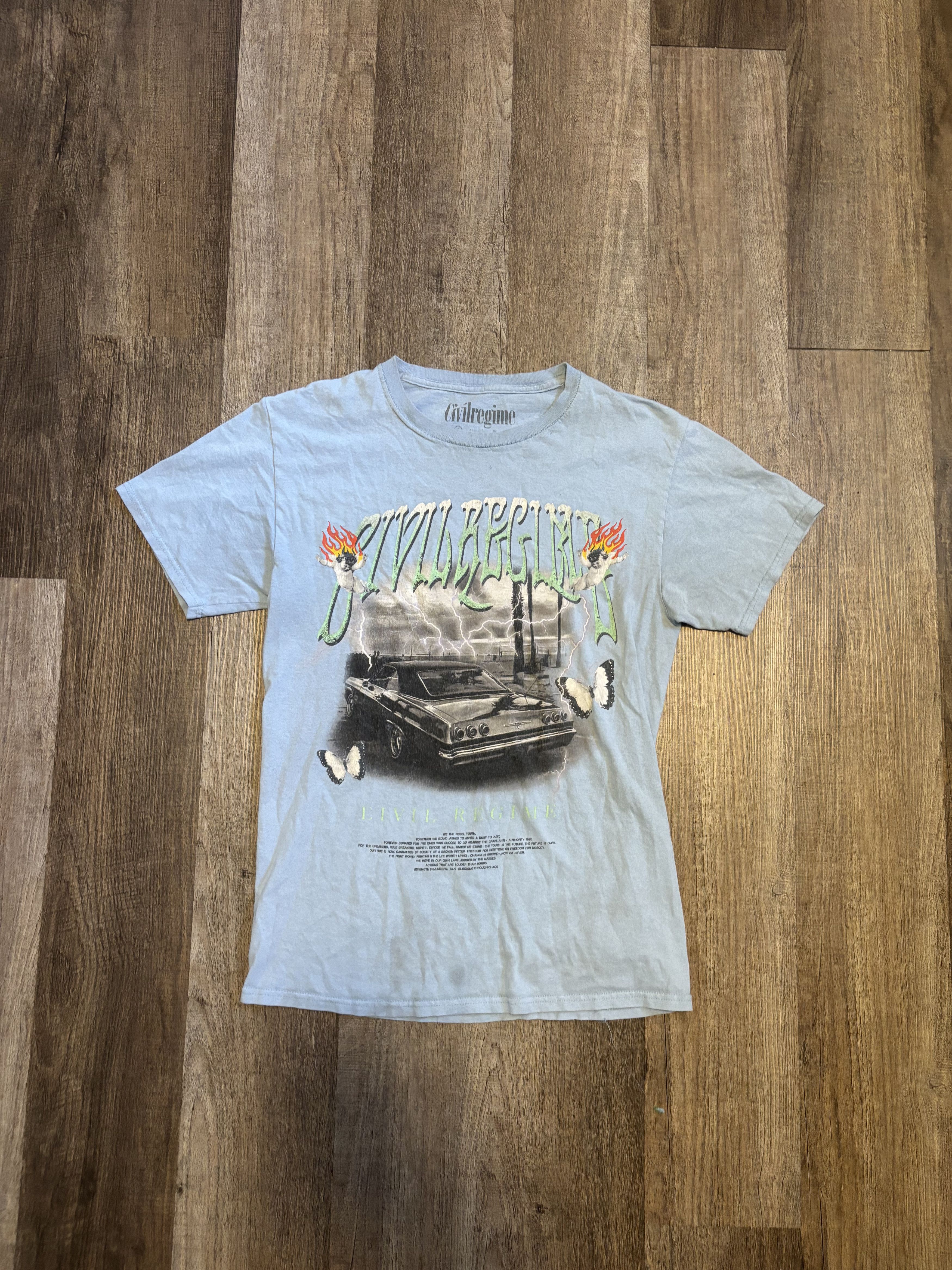 Civil Regime Civil Regime Lightning Strike Graphic Tee Shirt Size US S / EU 44-46 / 1 - 1 Thumbnail