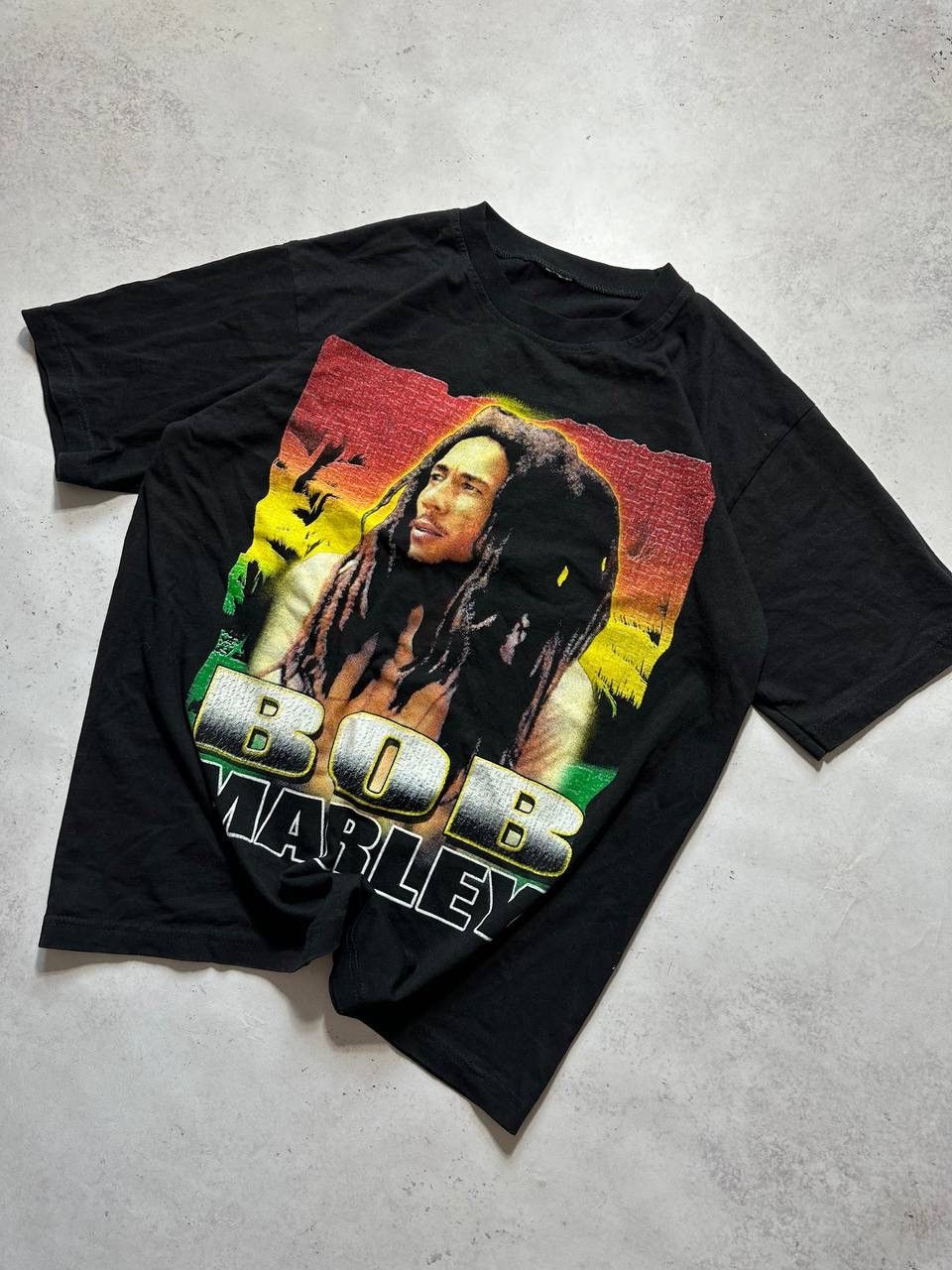 Bob Marley × Vintage Vintage Bob Marley Overprint Reggie Boxy Promo Tee L Size US L / EU 52-54 / 3 - 2 Thumbnail