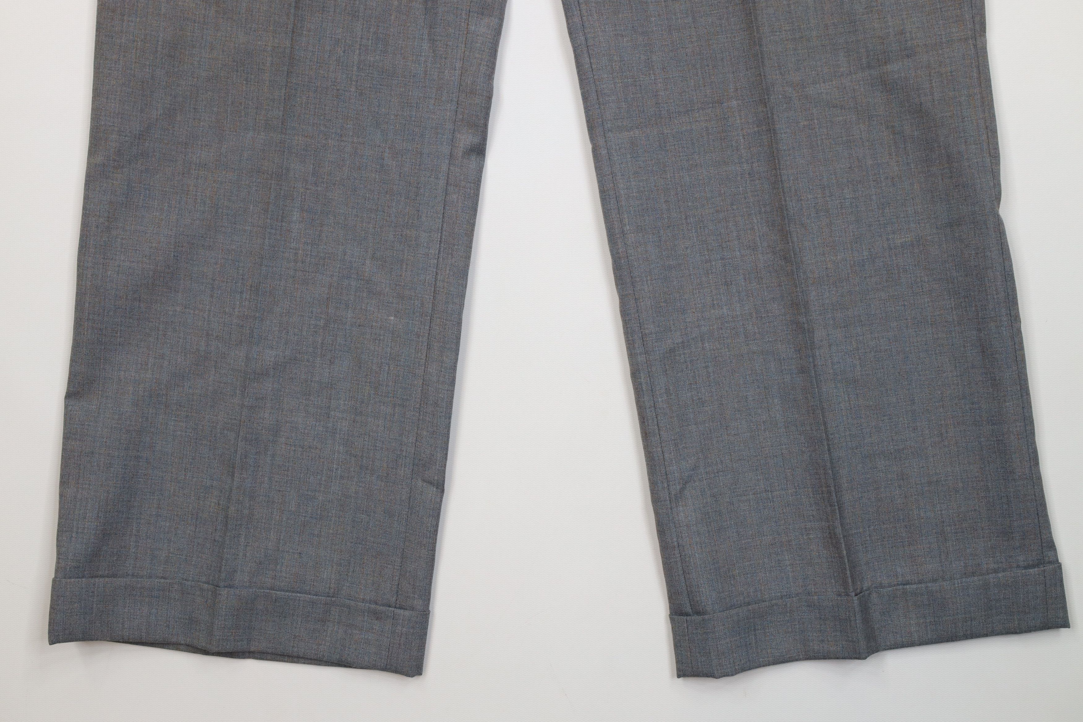 Vintage Vintage 70s Streetwear Wool Blend Wide Leg Chino Pants USA Size US 38 / EU 54 - 4 Thumbnail