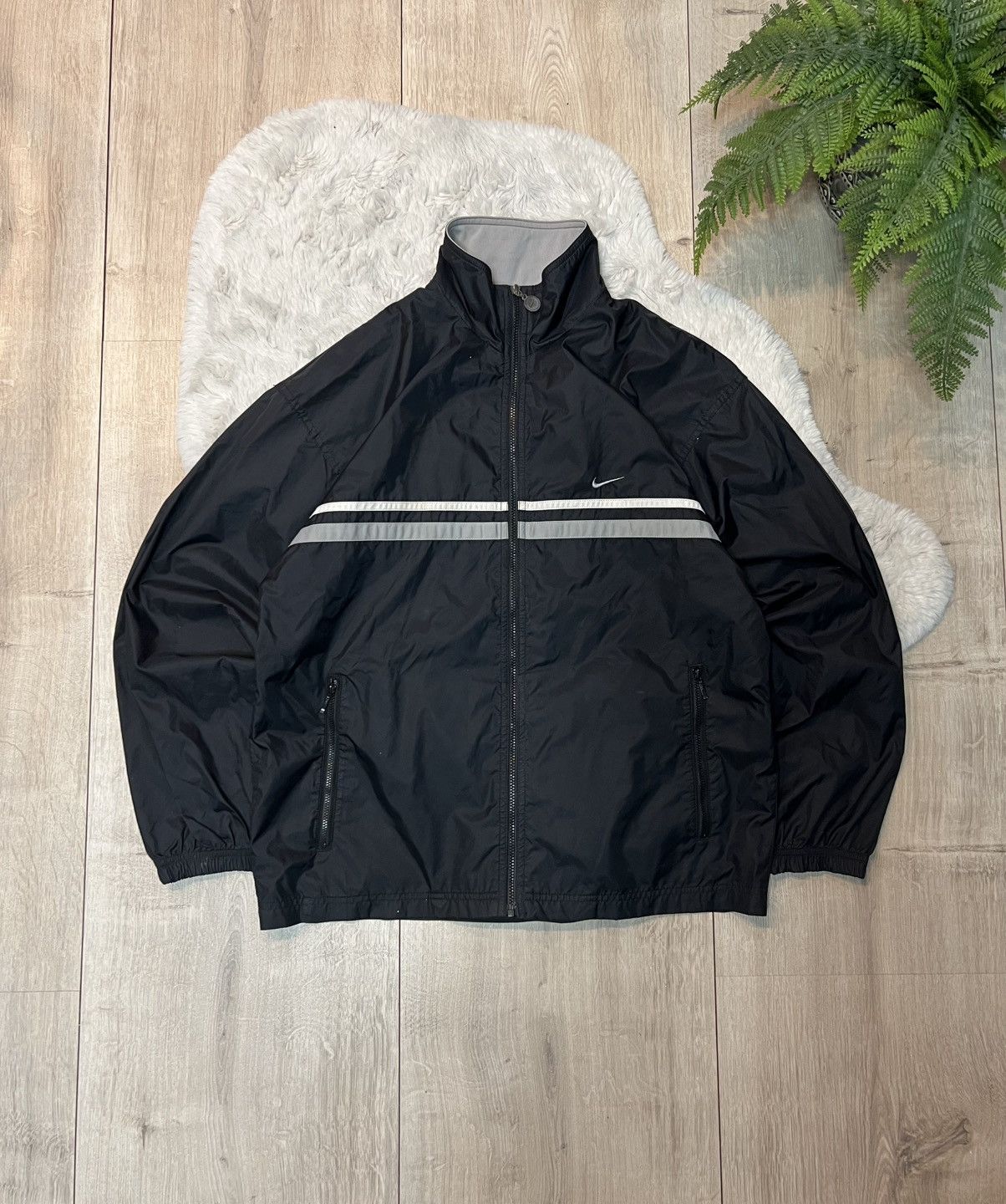 Nike × Vintage 00sVintage Nike Ceter Swoosh Logo Outdoor Rare Size US S / EU 44-46 / 1 - 1 Thumbnail