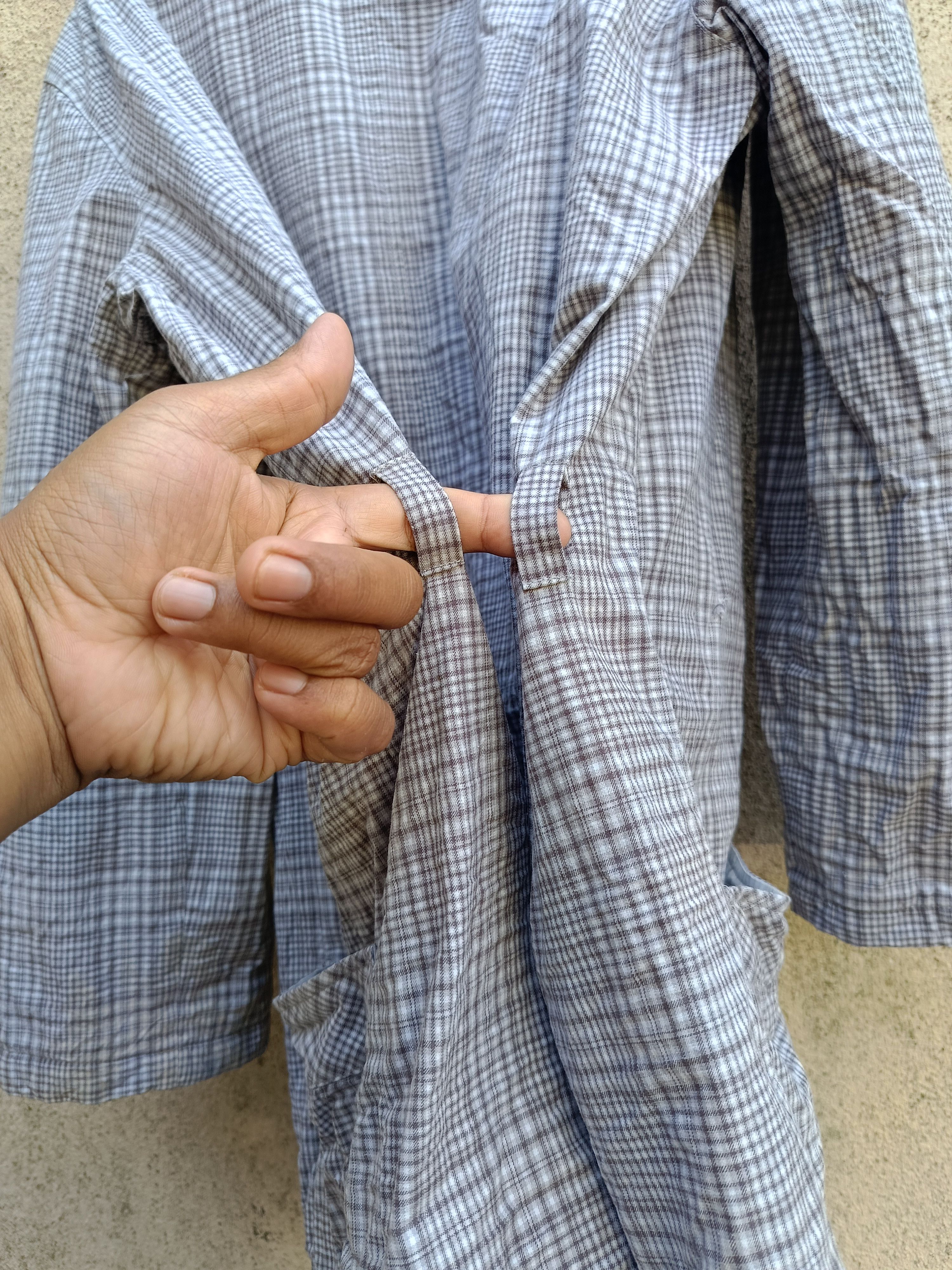 Vintage × Yves Saint Laurent VINTAGE YVES SAINT LAURENT PYJAMAS CHECKERED Size US M / EU 48-50 / 2 - 9 Thumbnail