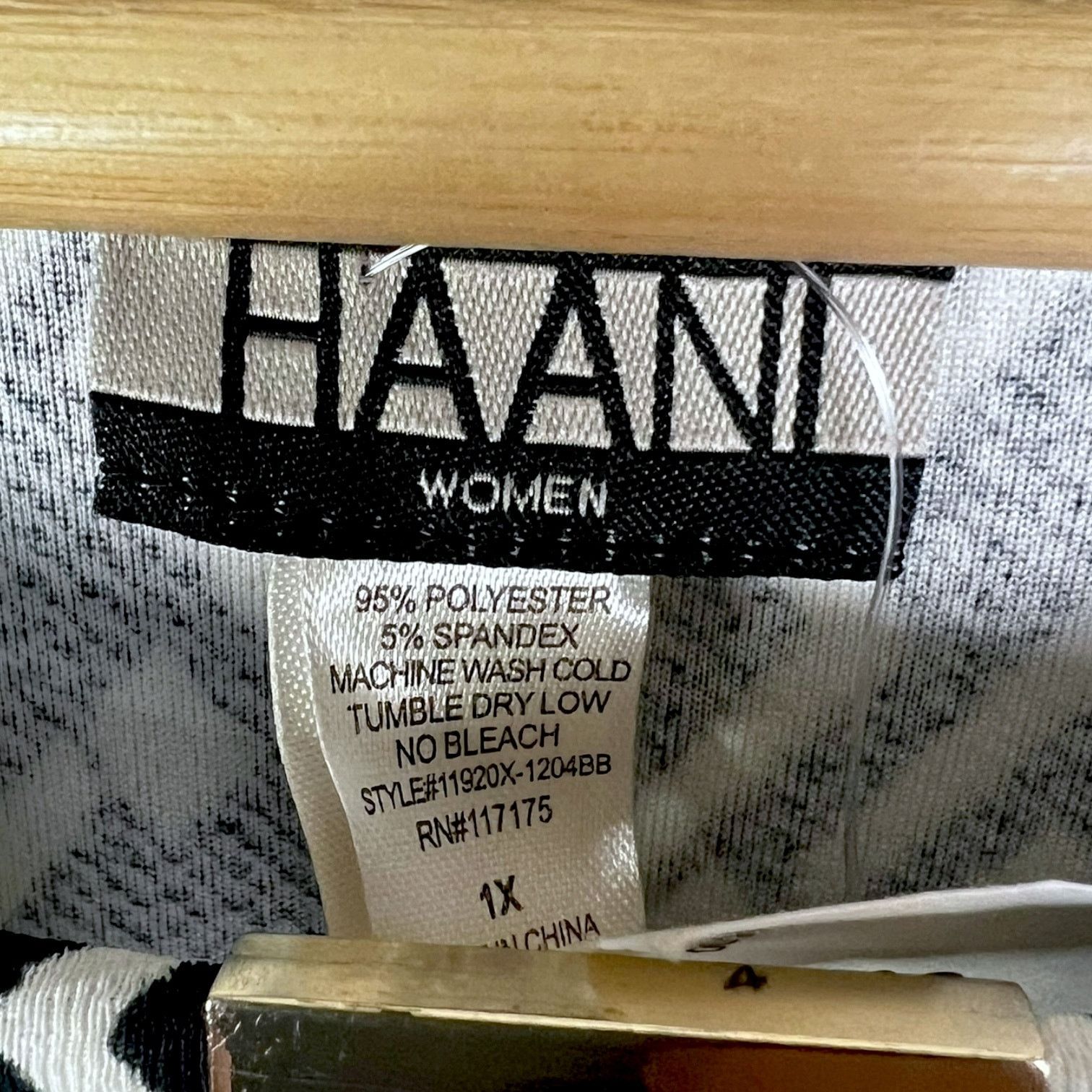 Gildan NWT Haani Black Geometric Sleeveless Dress - 1X - $80 Retail Size XL / US 12-14 / IT 48-50 - 5 Thumbnail