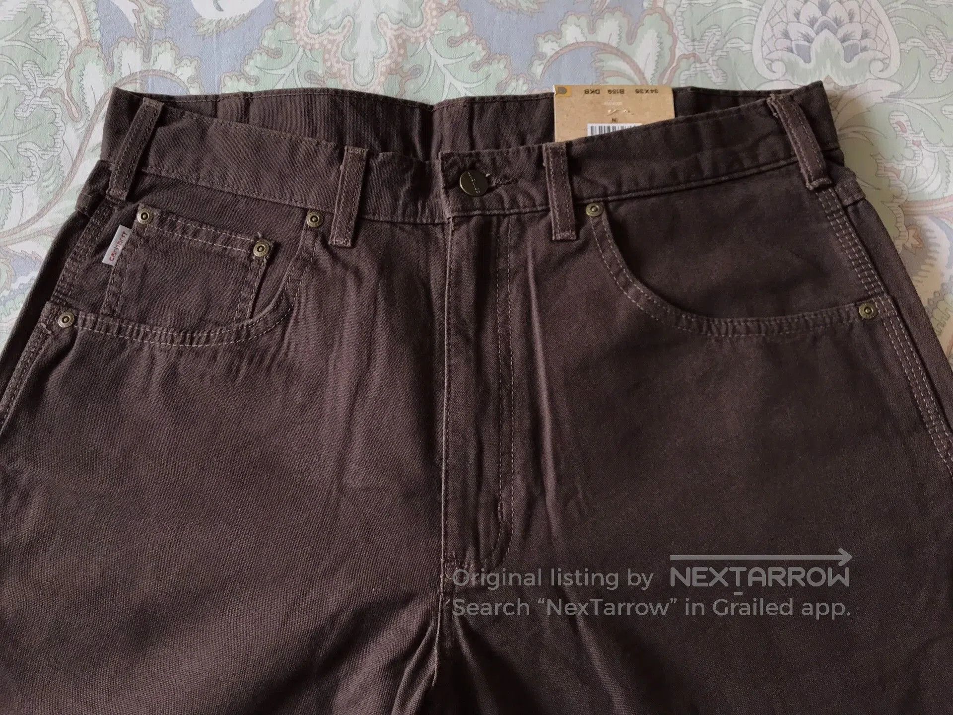 Carhartt Carhartt B159 DKB Canvas Work Pants. Size US 34 / EU 50 - 4 Thumbnail