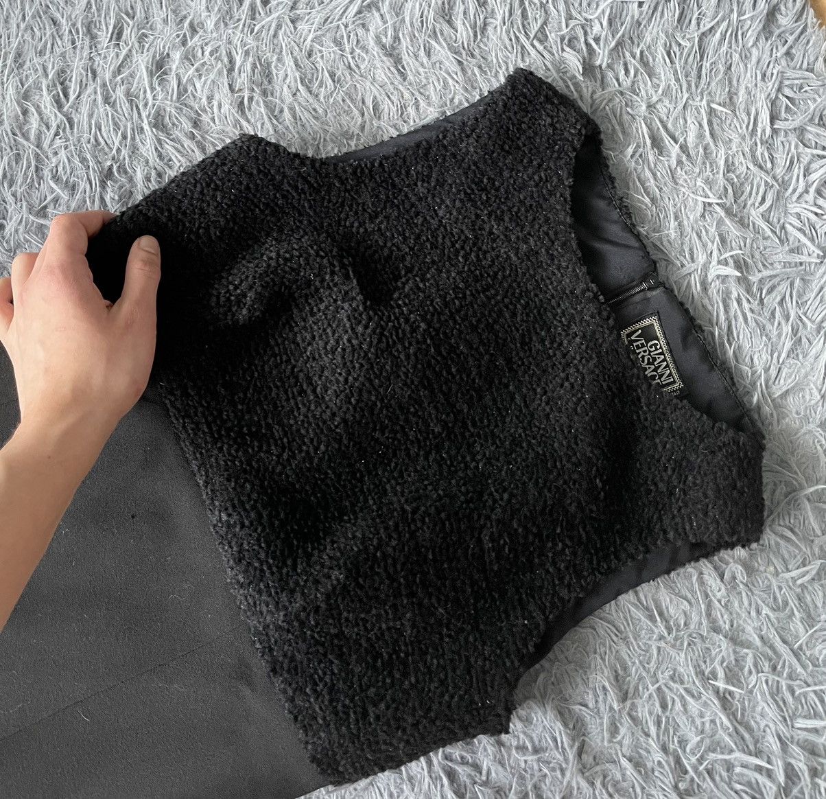 Versace Gianni Versace 90s archive Boucle wool dress Size S / US 4 / IT 40 - 5 Thumbnail