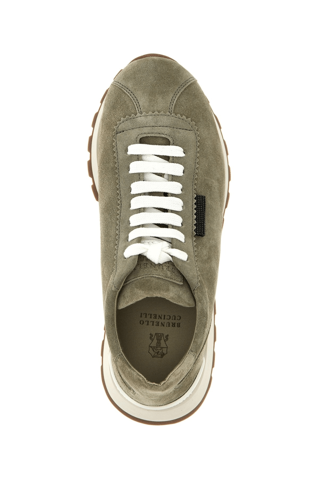 Brunello Cucinelli BRUNELLO CUCINELLI Gray Suede Sneakers New & Authentic Size US 8 / IT 38 - 4 Thumbnail