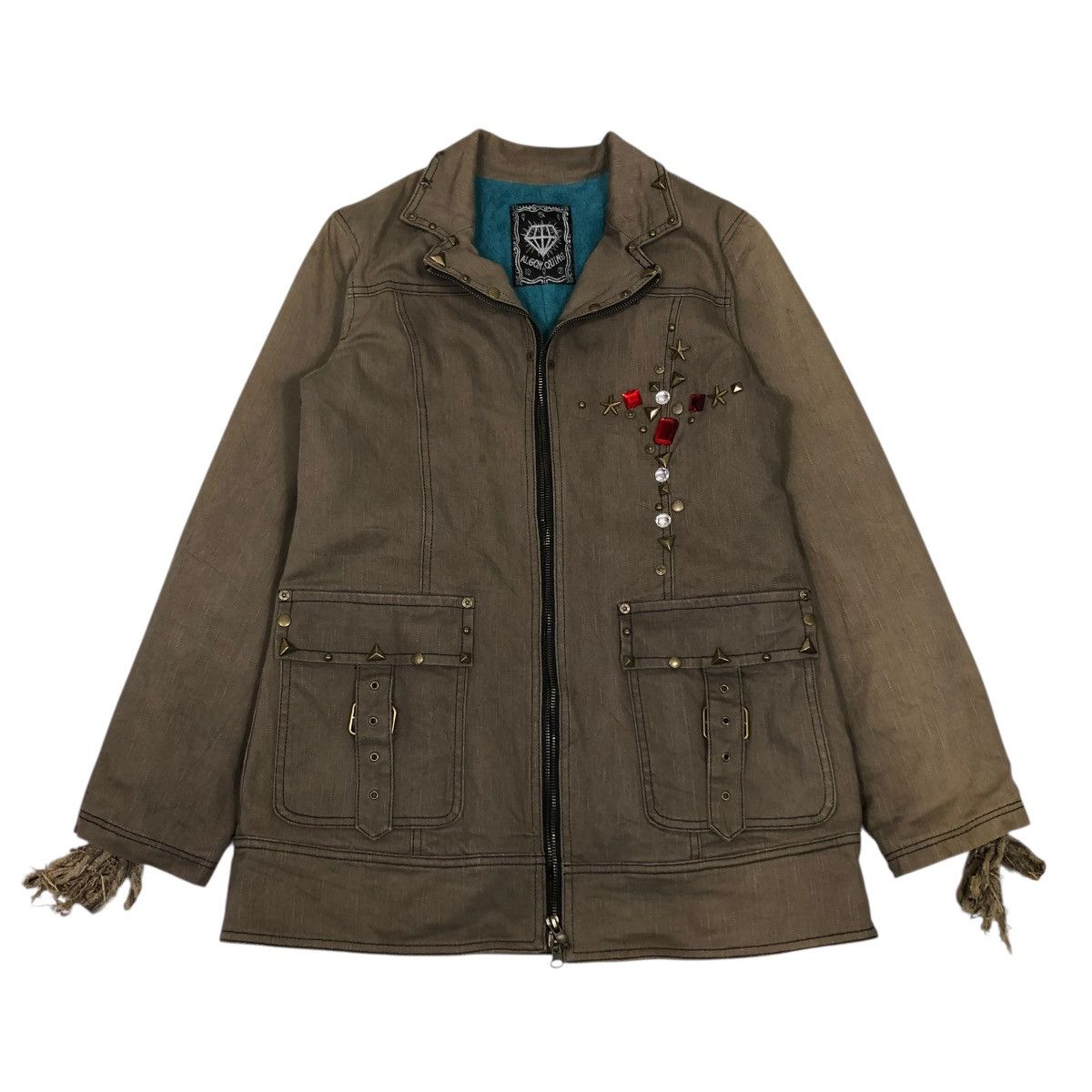 Japanese Brand 🔥CHORE BIKER JACKET ZIPPER ALGONQUINS HYSTERIC GLAMOUR Size US S / EU 44-46 / 1 - 1 Thumbnail