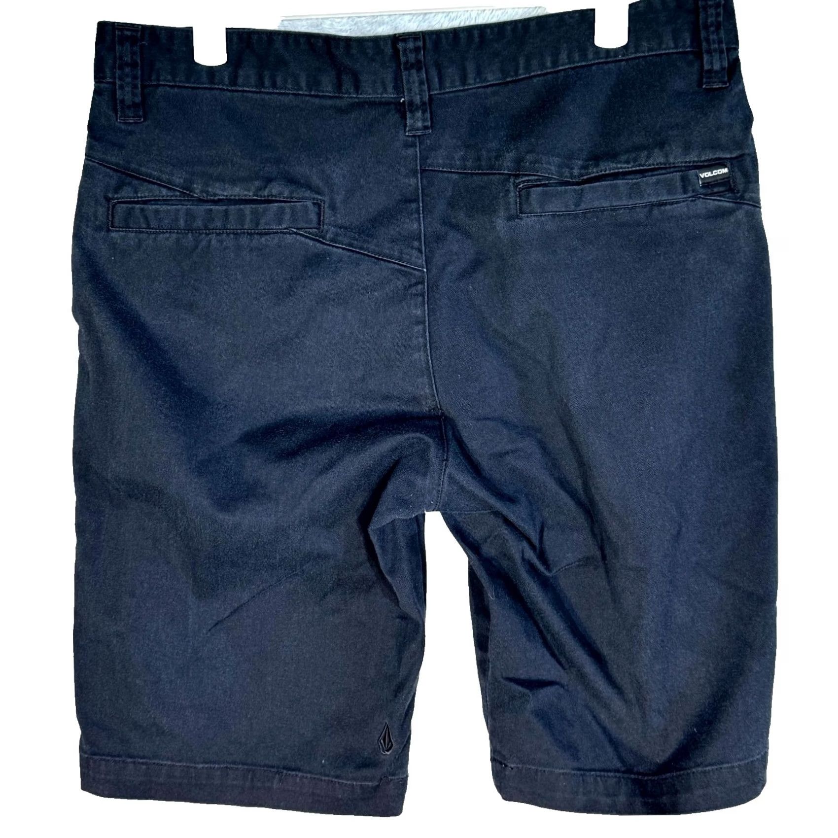 Volcom Volcom Shorts Men 32 Black Cotton Mid-Rise Flat Front Chino Size US 32 / EU 48 - 2 Thumbnail